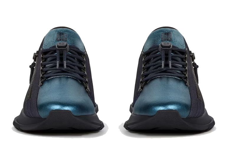 Givenchy o1w1db10325 Spectre Zip Runners in Silver Blue Size US 6 / EU 39 - 2 Thumbnail