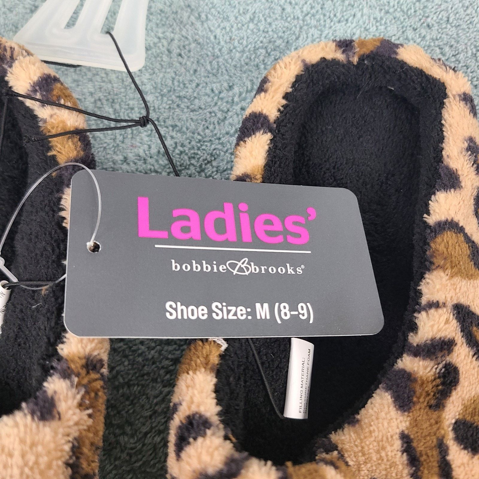 Bobbies Paris Bobbie Brooks Ladies Slippers Cheetah/ Small (8-9) Med Size US 8 / IT 38 - 2 Thumbnail