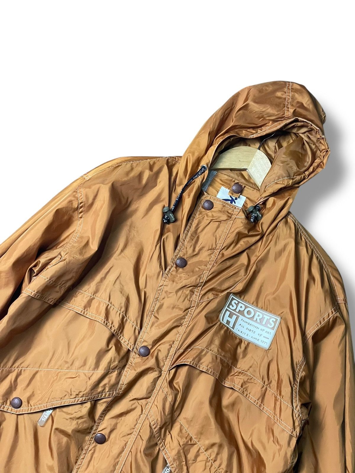 Hai Sporting Gear × Japanese Brand × Vintage HAI SPORTING GEAR Distressed Raincoat (101) Size US M / EU 48-50 / 2 - 2 Thumbnail