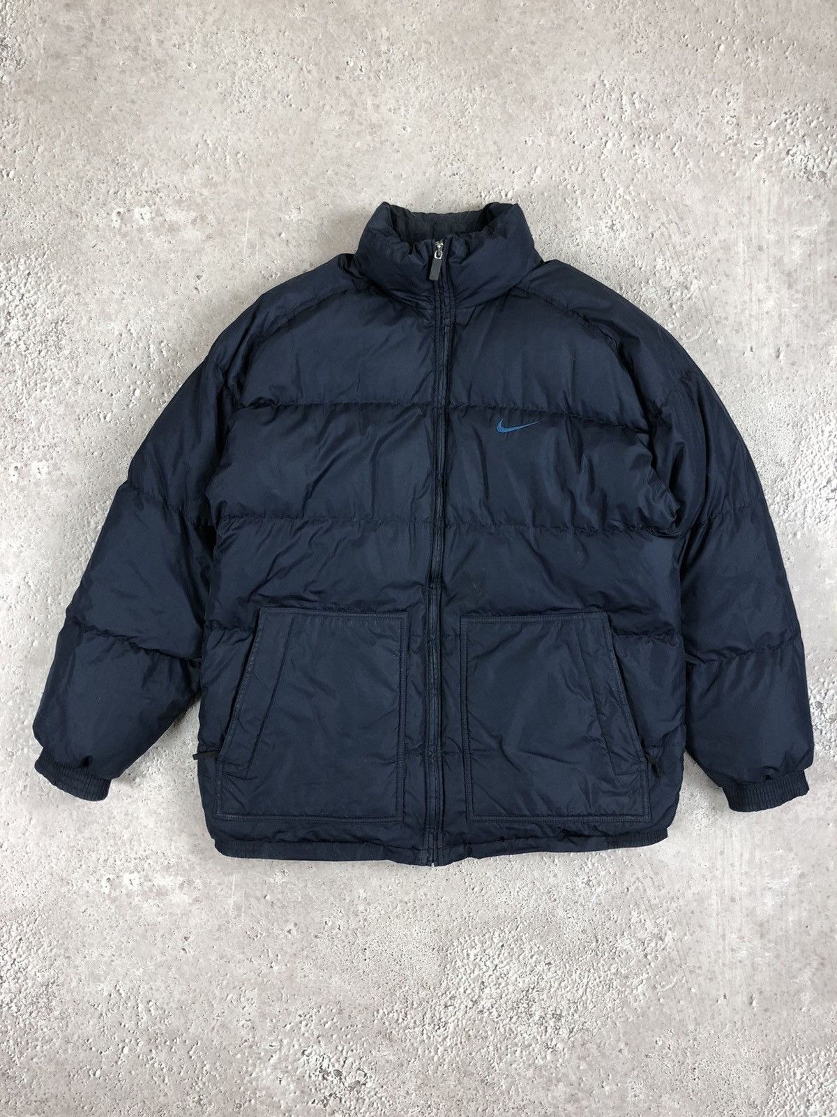 image of Nike Down Jacket Puffer in Navy Blue, Men's (Size Medium)