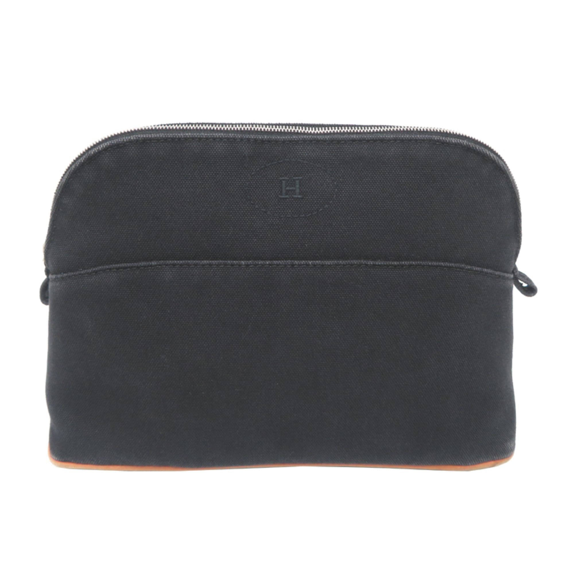 Hermes Hermes Bolide 25 Pouch, B stamp, 1998 production, Women's pouch, 100% cotton, Black Size ONE SIZE - 1 Thumbnail