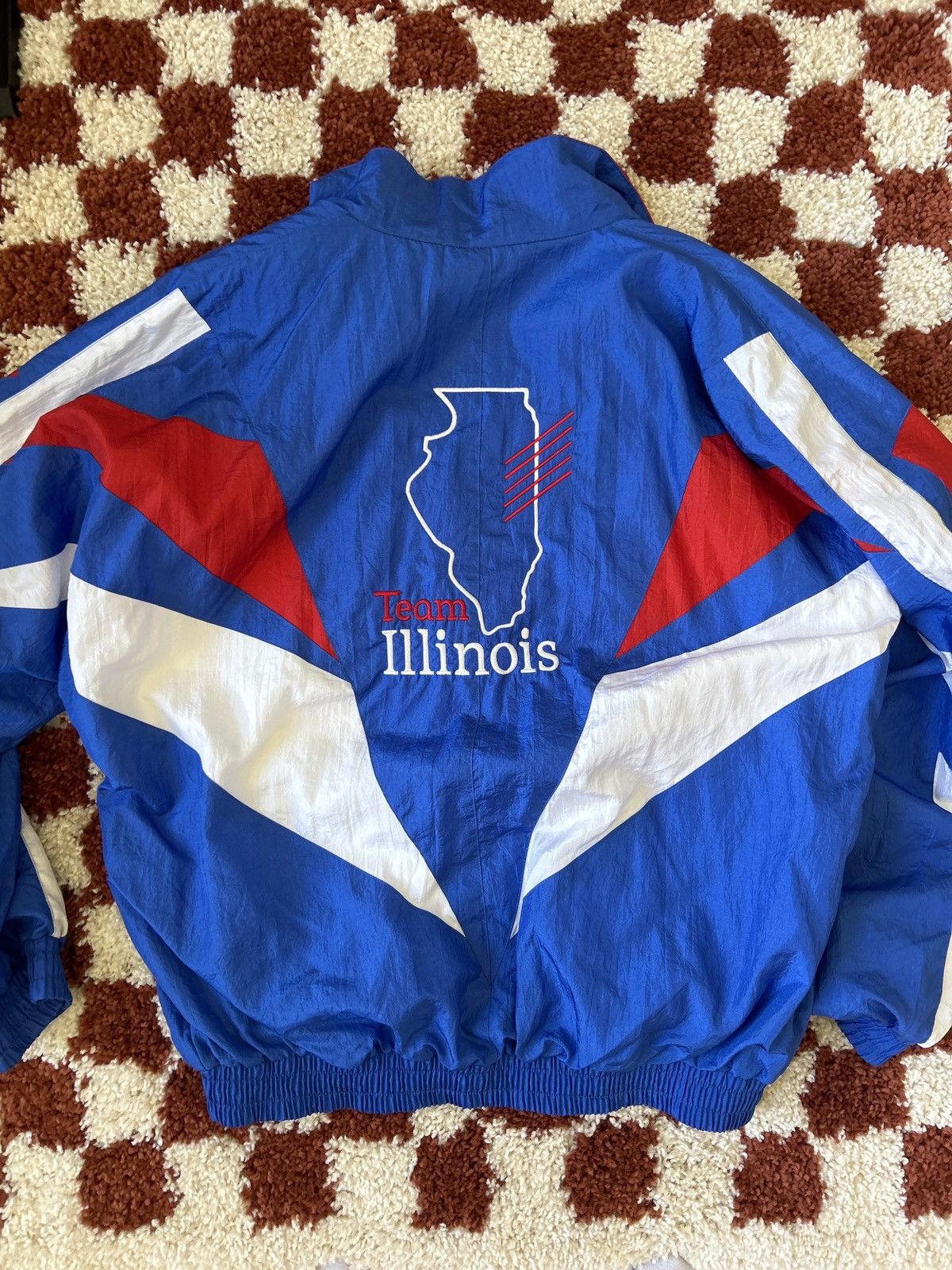 Vintage Vintage Illinois Team Windbreaker Size US L / EU 52-54 / 3 - 2 Thumbnail