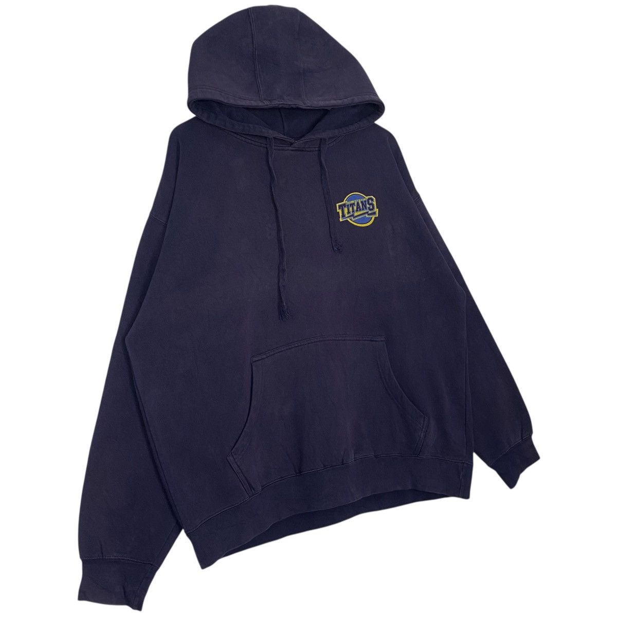 Vintage Vintage Spread Shirt Men Hoodie Embroidered Navy Blue Size US XL / EU 56 / 4 - 3 Thumbnail