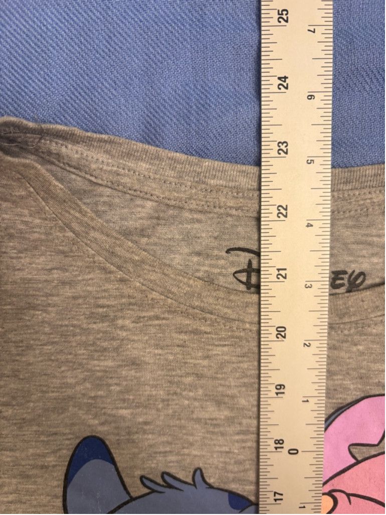 Disney Women's Disney Stitch & Angel Graphic T-Shirt, XL, Gray Size XL / US 12-14 / IT 48-50 - 6 Thumbnail