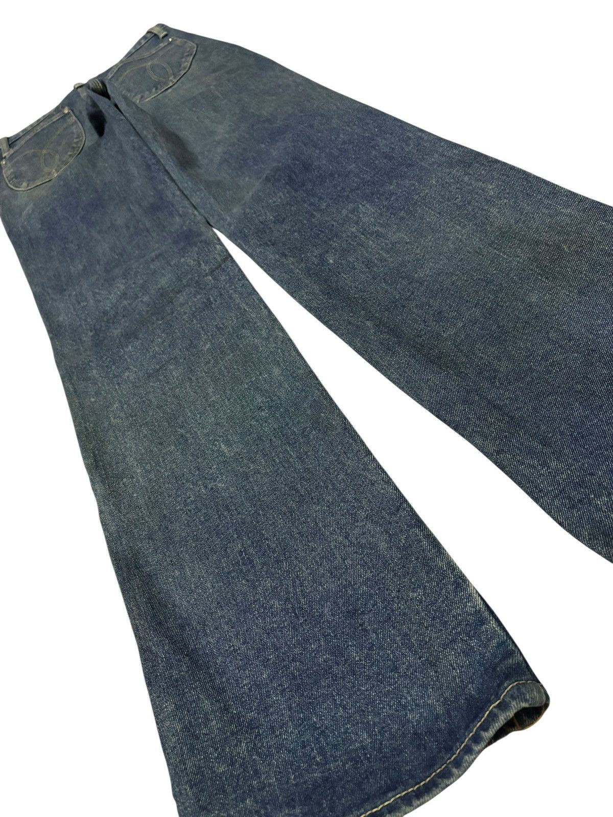 Japanese Brand Vtg Japanese Local Brand Distressed Jeans Size 29" - 6 Thumbnail