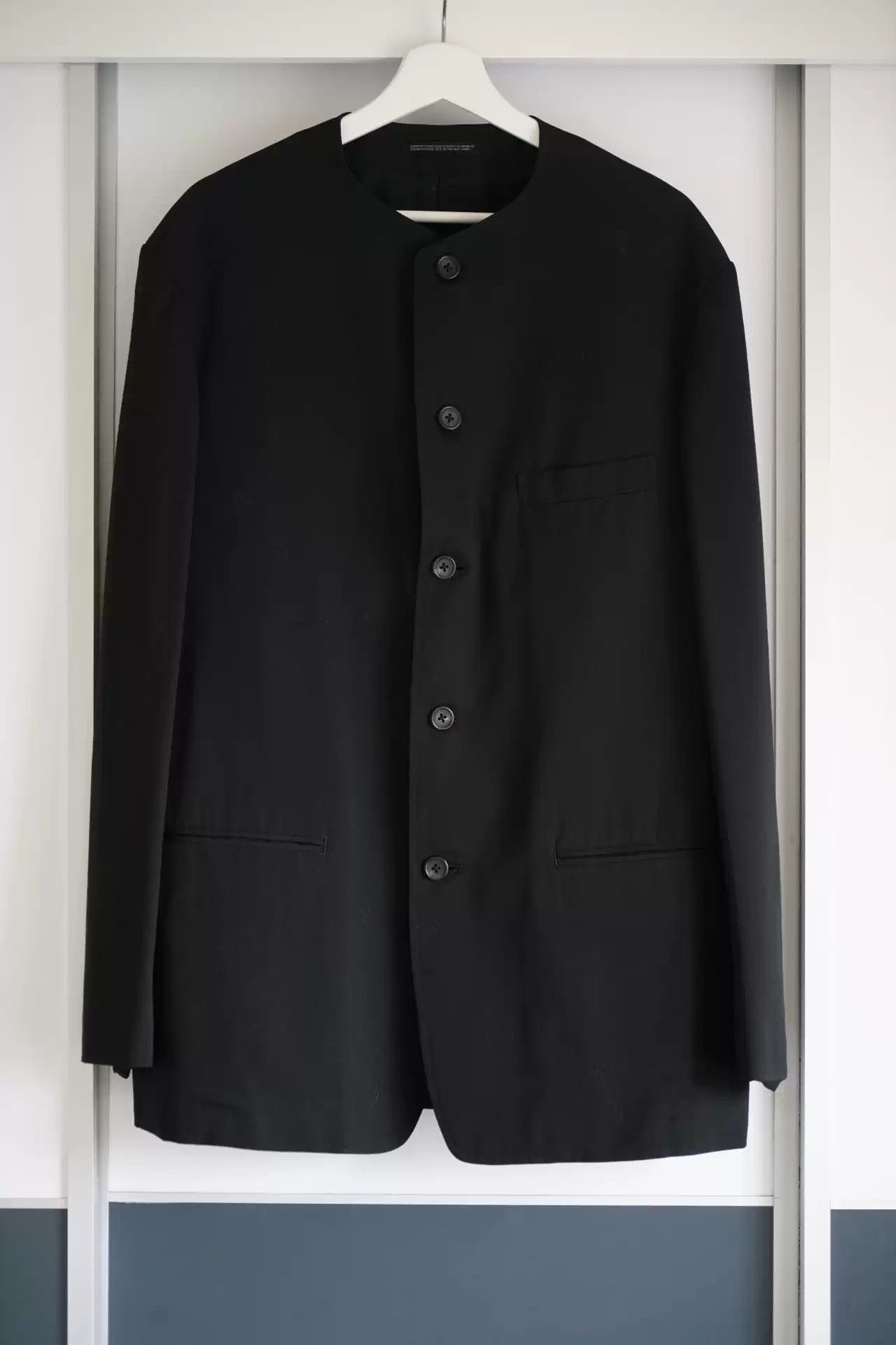 Yohji Yamamoto 00ss Bad Boy Red Label Collarless Jacket