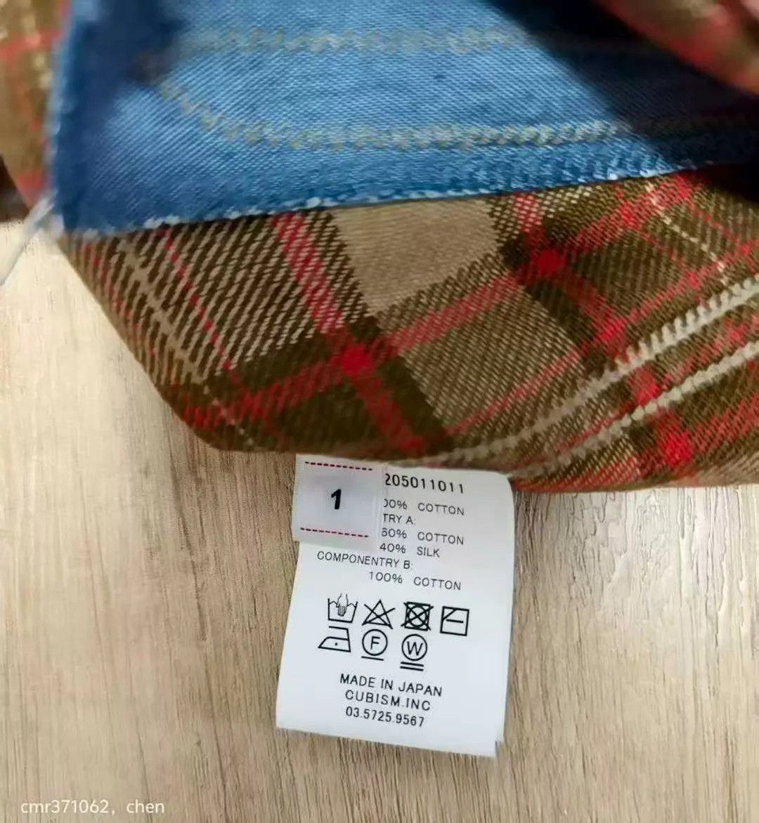 Visvim VISVIM 20AW LUMBER CHECK L/S CRASH Beige 1 95 New Shirt Size US S / EU 44-46 / 1 - 7 Thumbnail