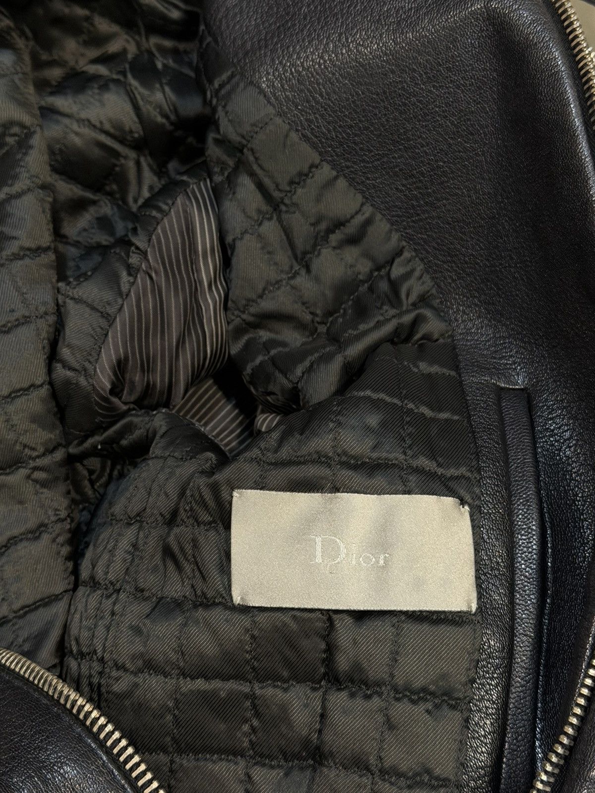 Dior AW07 Navigate Leather Bomber Jacket 46 Size US M / EU 48-50 / 2 - 12 Thumbnail
