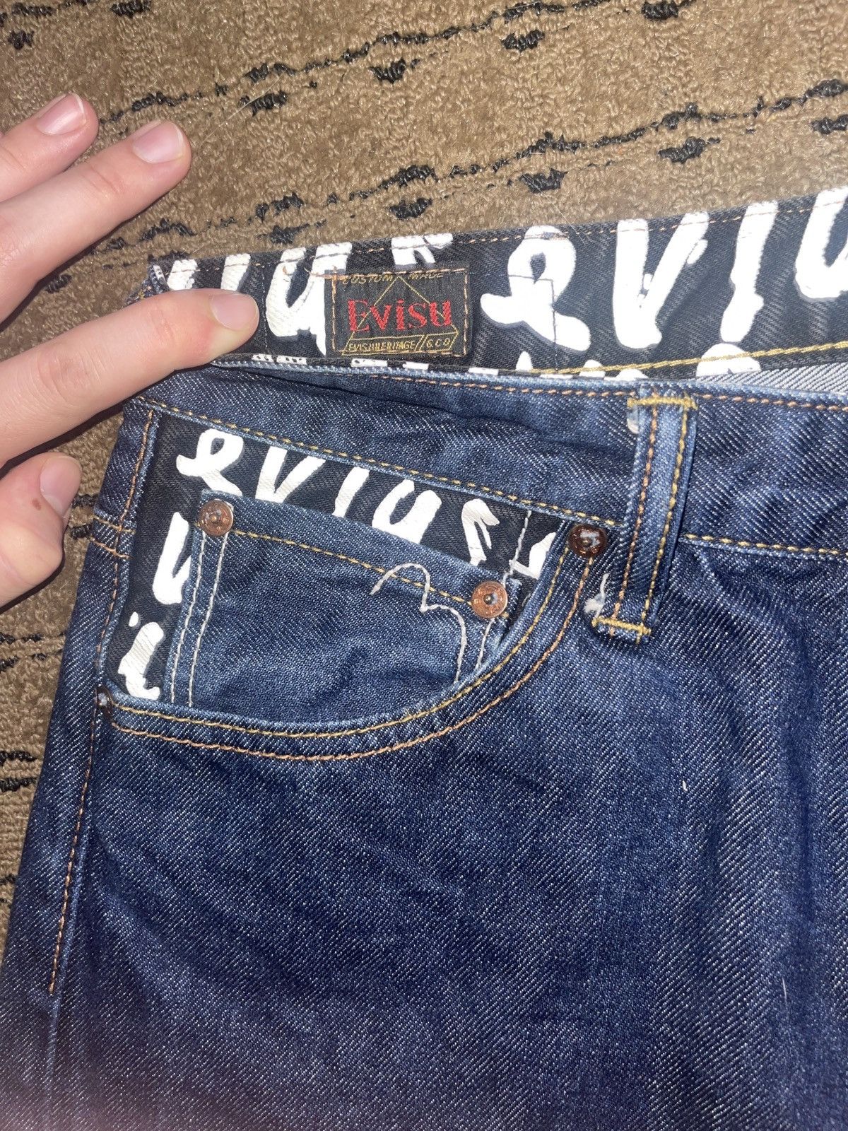 Evisu Evisu jeans rare colourway Size US 31 - 5 Thumbnail