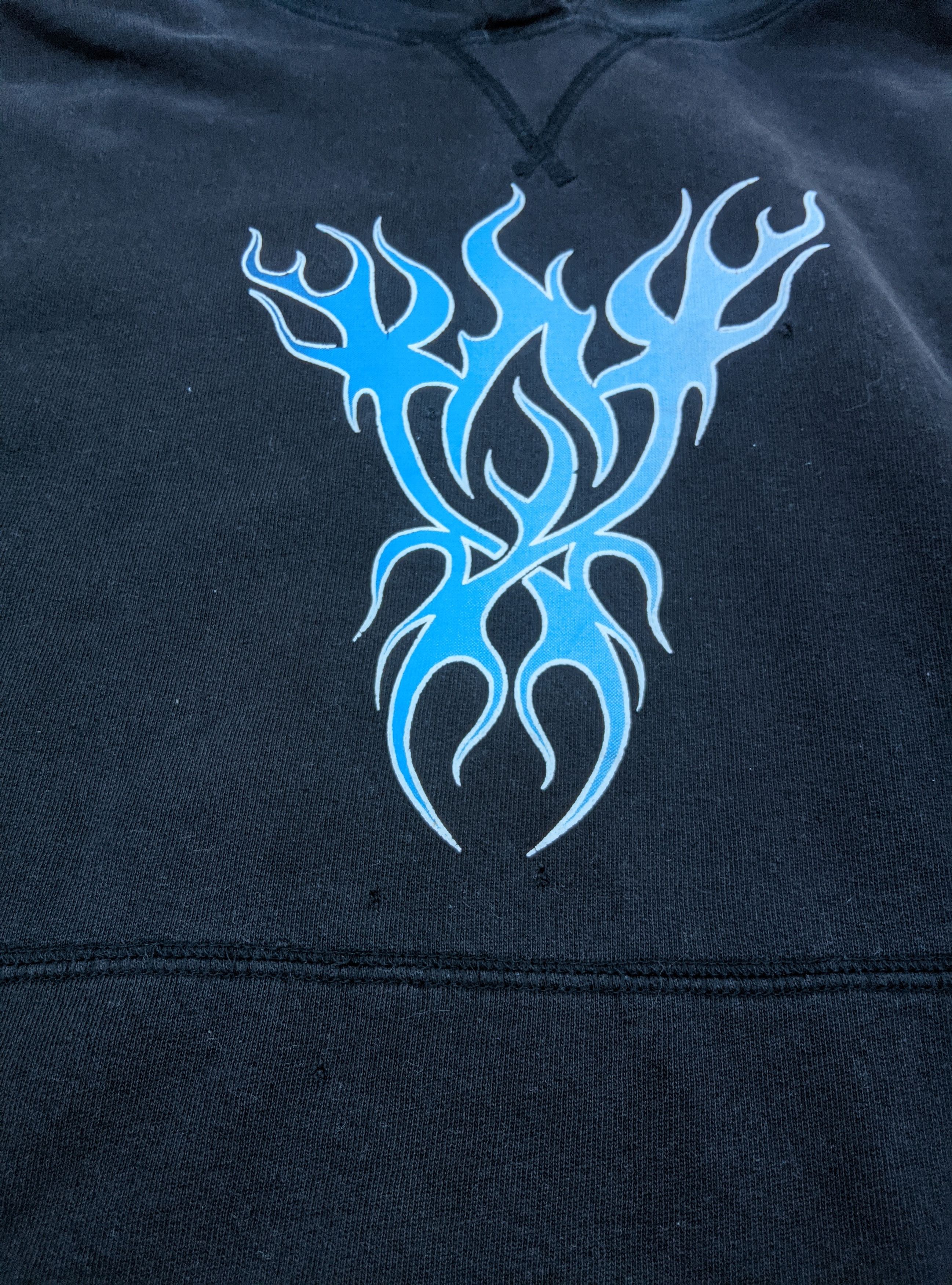 Harley Davidson Distressed type jnco affliction Harley davidson flames hood Size US L / EU 52-54 / 3 - 3 Thumbnail