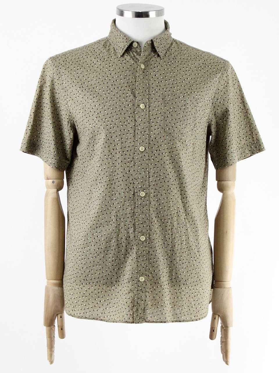 Allsaints ALLSAINTS Lightweight short-sleeved printed shirt Size US M / EU 48-50 / 2 - 1 Thumbnail