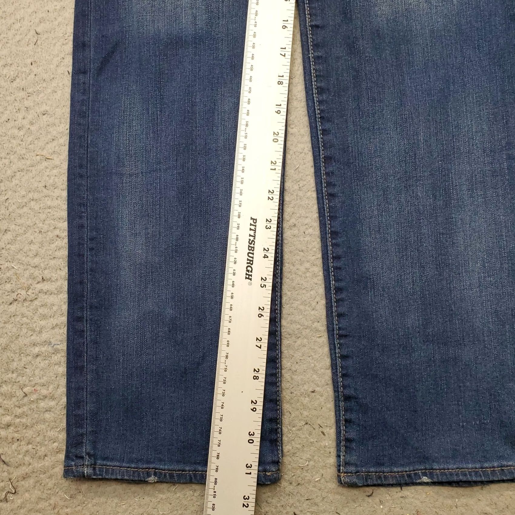 American Eagle Outfitters American Eagle Outfitters Jeans Womens 10 Blue Denim Super Stretch Straight Leg Size 32" / US 10 / IT 46 - 4 Thumbnail