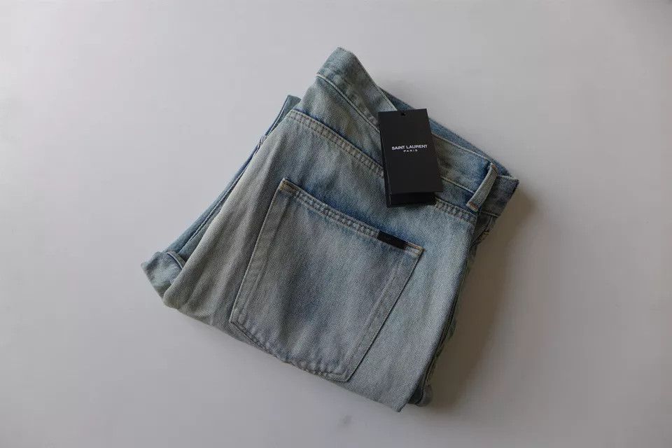 Saint Laurent Paris o1bcso1str0924 Etienne Pants in Blue Size US 30 / EU 46 - 5 Thumbnail