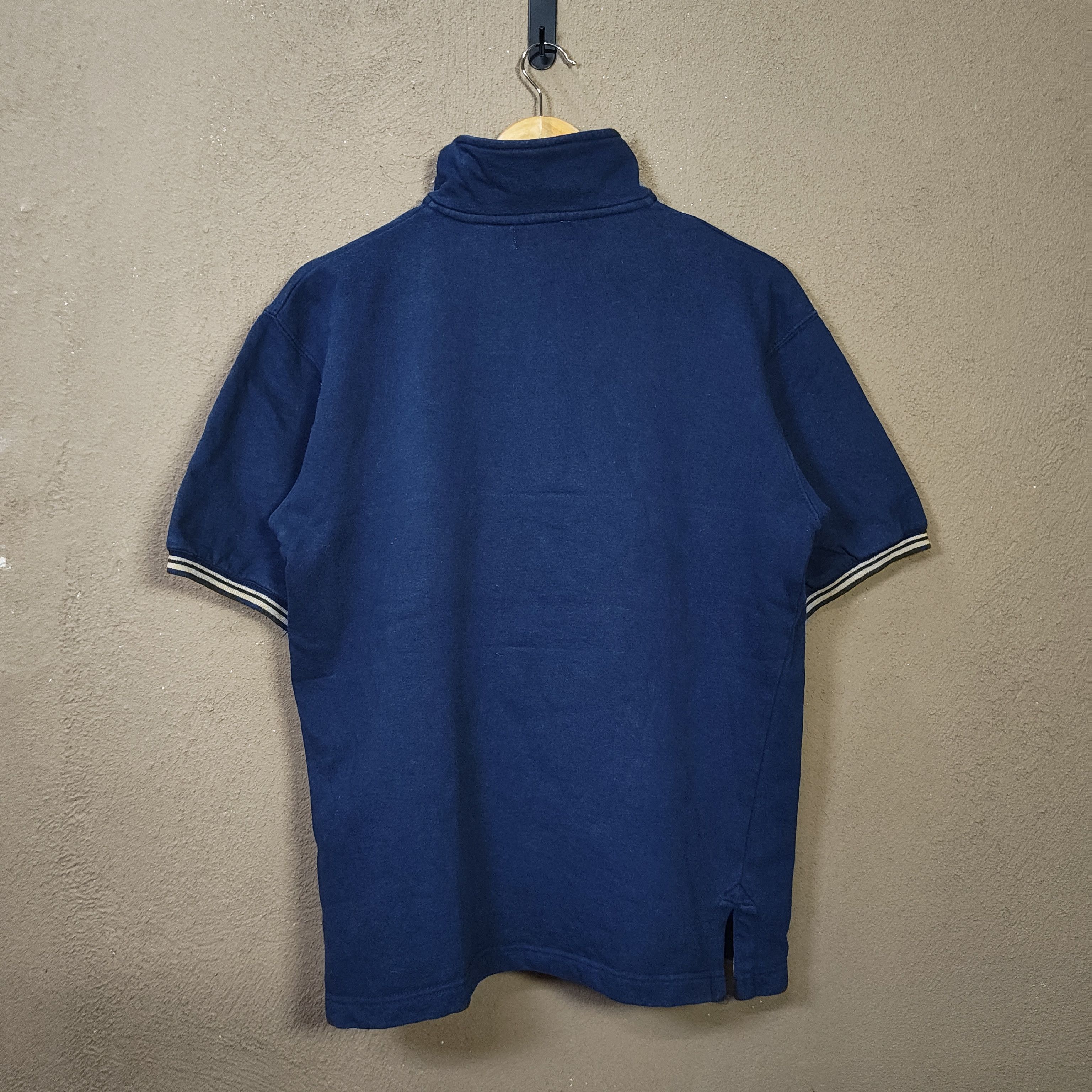Japanese Brand Vintage SUNTORY COFFEE Short Sleeve 3/4 Zipper Sweatshirt Size US M / EU 48-50 / 2 - 2 Thumbnail