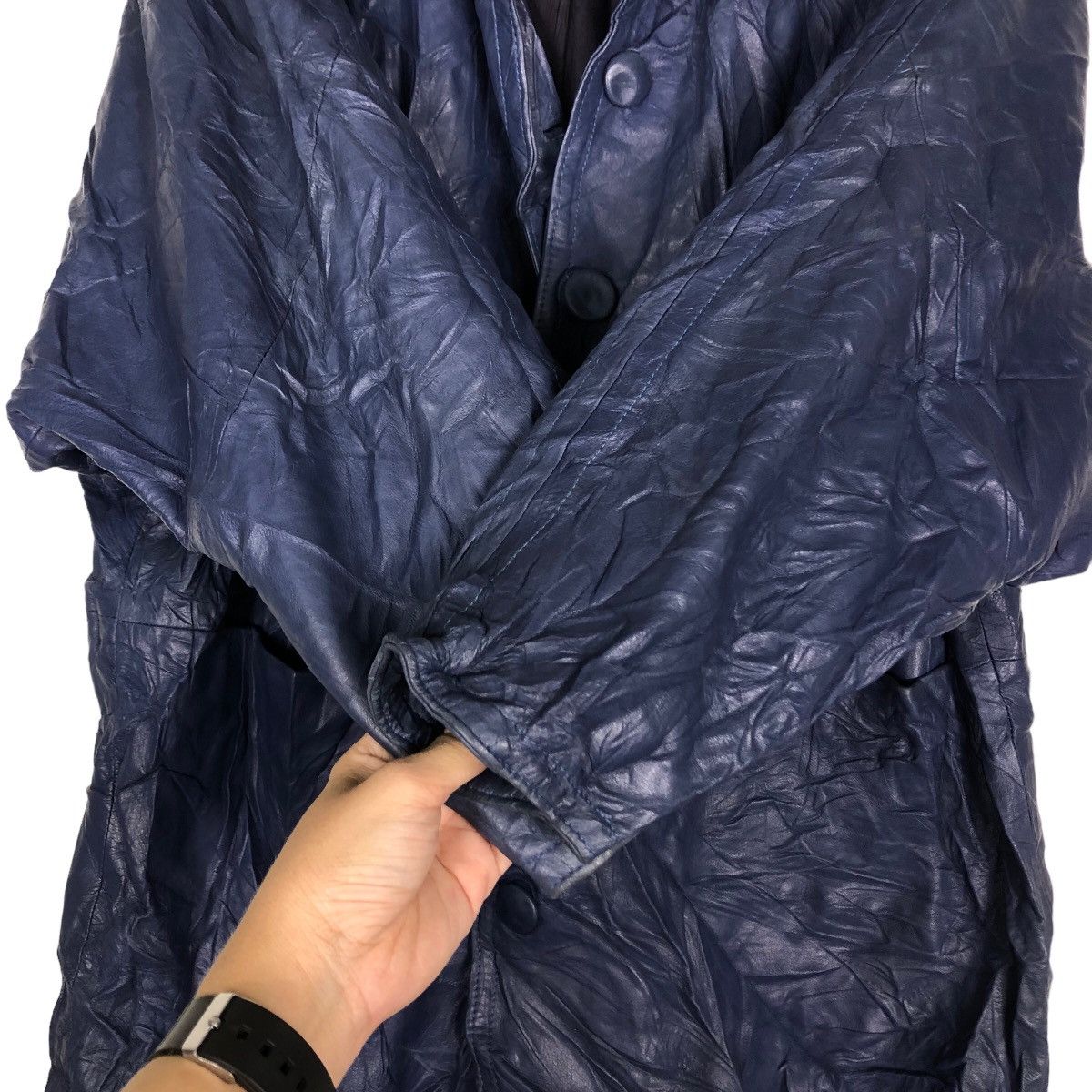 Vintage 🔥Vtg Leather Long Jacket West Second Vancouver B.C USA Size US M / EU 48-50 / 2 - 13 Thumbnail
