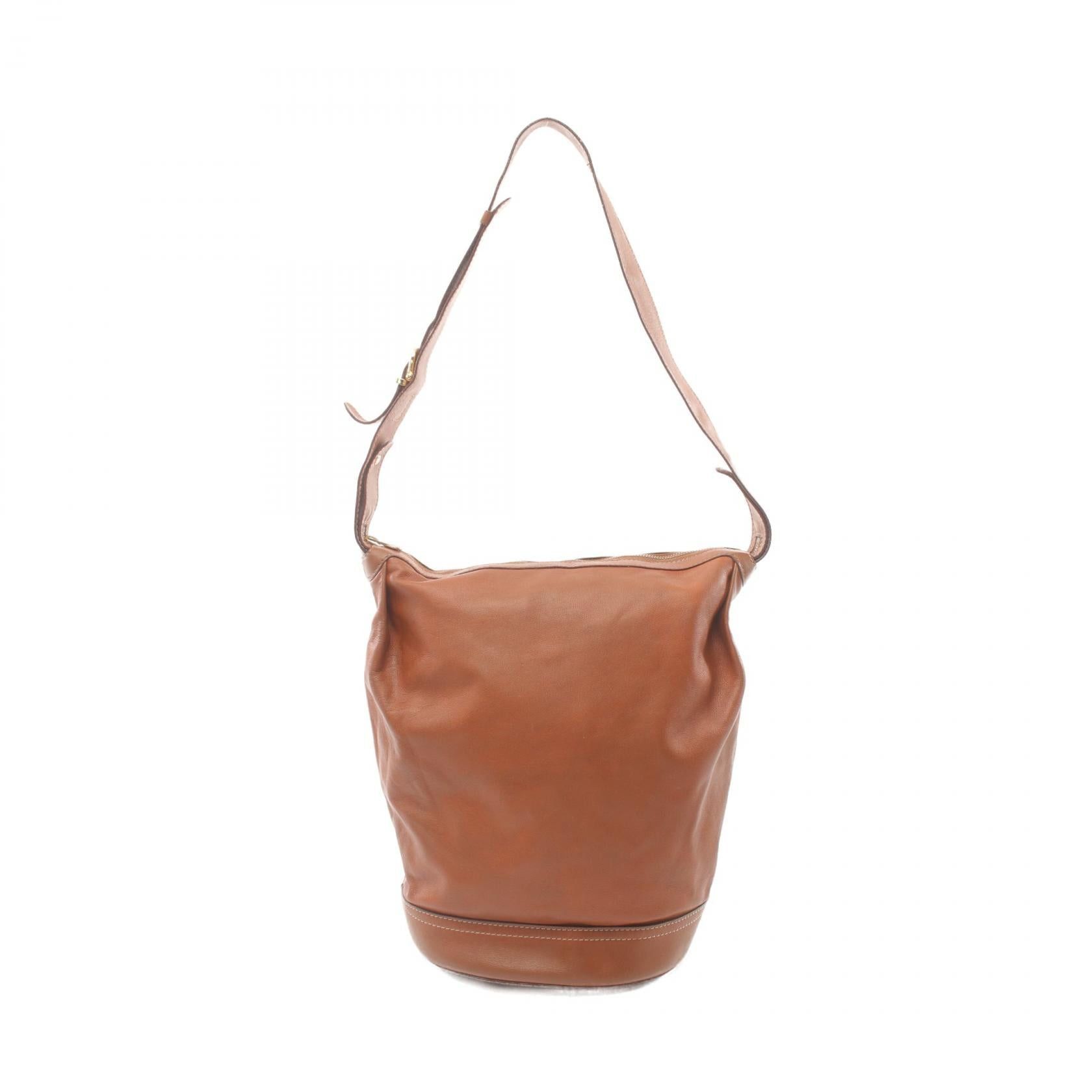 Celine Celine Old Celine Shoulder Bag Leather Brown Size ONE SIZE - 1 Thumbnail