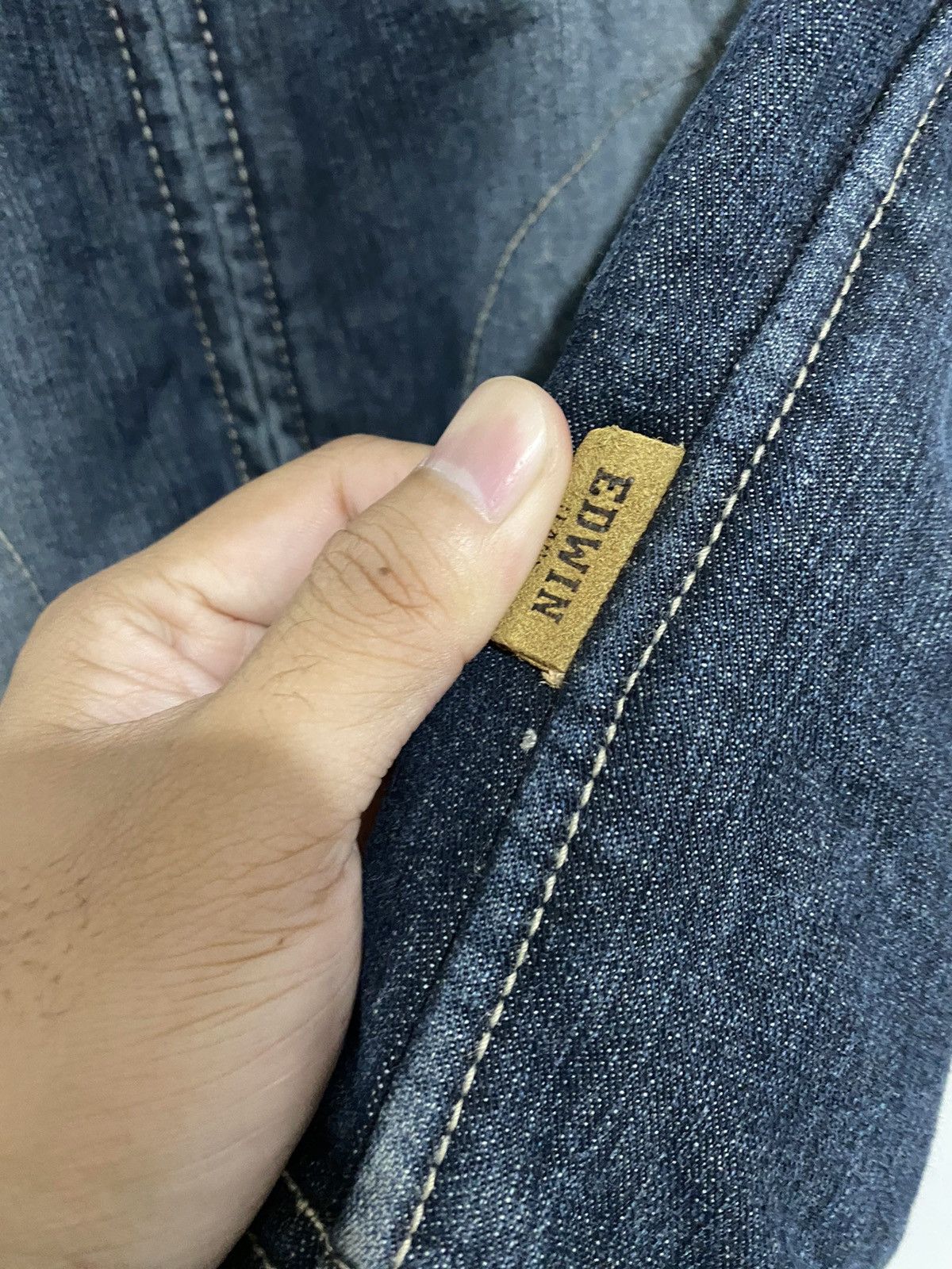 If Six Was Nine × Japanese Brand × Le Grande Bleu (L.G.B.) 💸BINDINGOFFER💸Edwin Denim Jacket styled Fur Ifsixwasnine Size US L / EU 52-54 / 3 - 9 Thumbnail