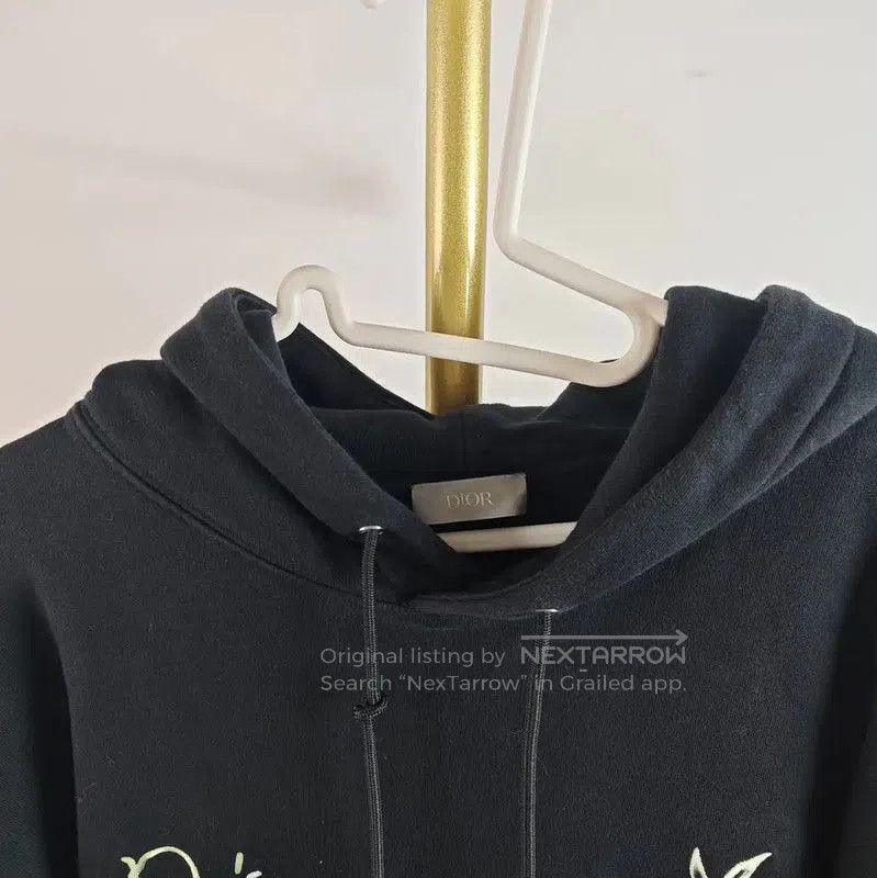 Dior Dior Black Cotton Logo Hoodie for Women . Size M / US 6-8 / IT 42-44 - 5 Thumbnail