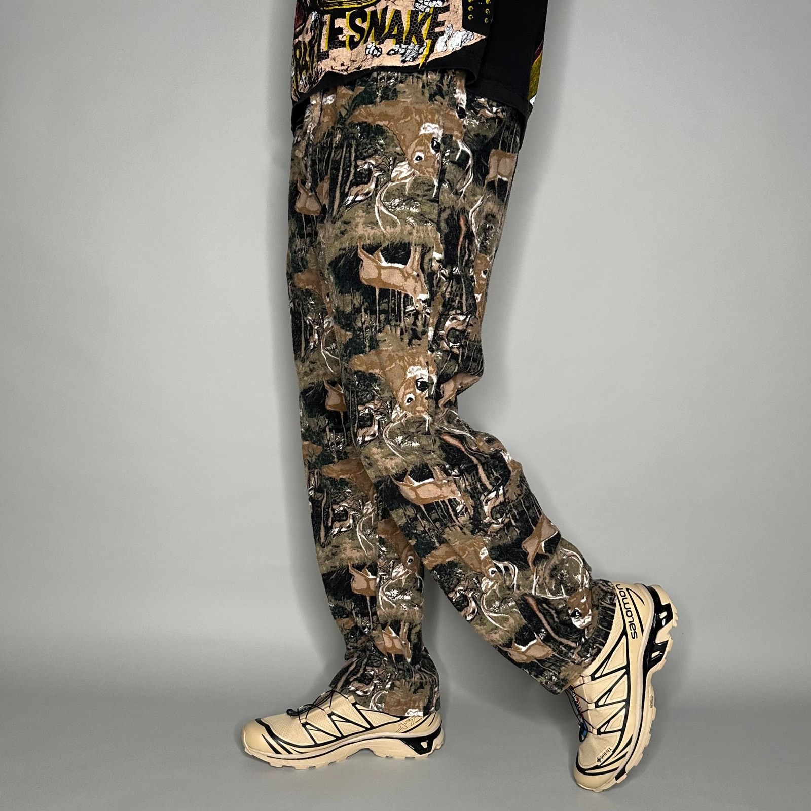 Saddlebred Vintage 90s Hunting Camo Sweatpants Mens M Baggy Wide Leg Size US 32 / EU 48 - 1 Thumbnail