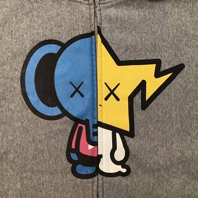 Bape × Kaws × Nigo BAPE × KAWS ANIMAL MILO full zip hoodie BAPE STA APE NIGO Size US S / EU 44-46 / 1 - 2 Thumbnail