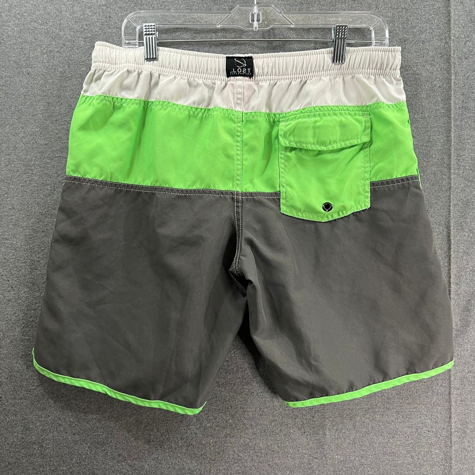 Lost Enterprises Lost Shorts Adults Size Medium Green & Gray Size US 30 / EU 46 - 2 Thumbnail