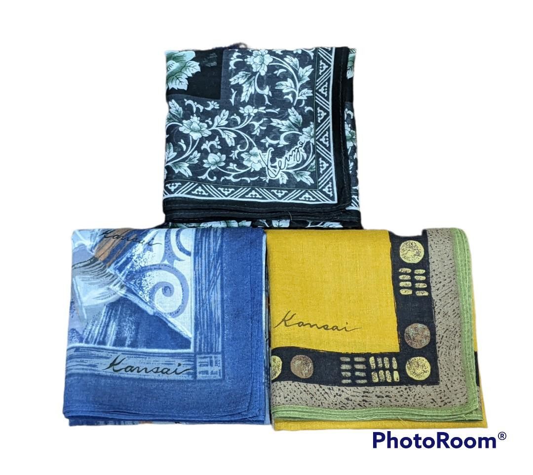 Japanese Brand × Kansai Yamamoto × Kenzo Combo Japanese Brand Handkerchief Bandana Handkey Size ONE SIZE - 1 Thumbnail
