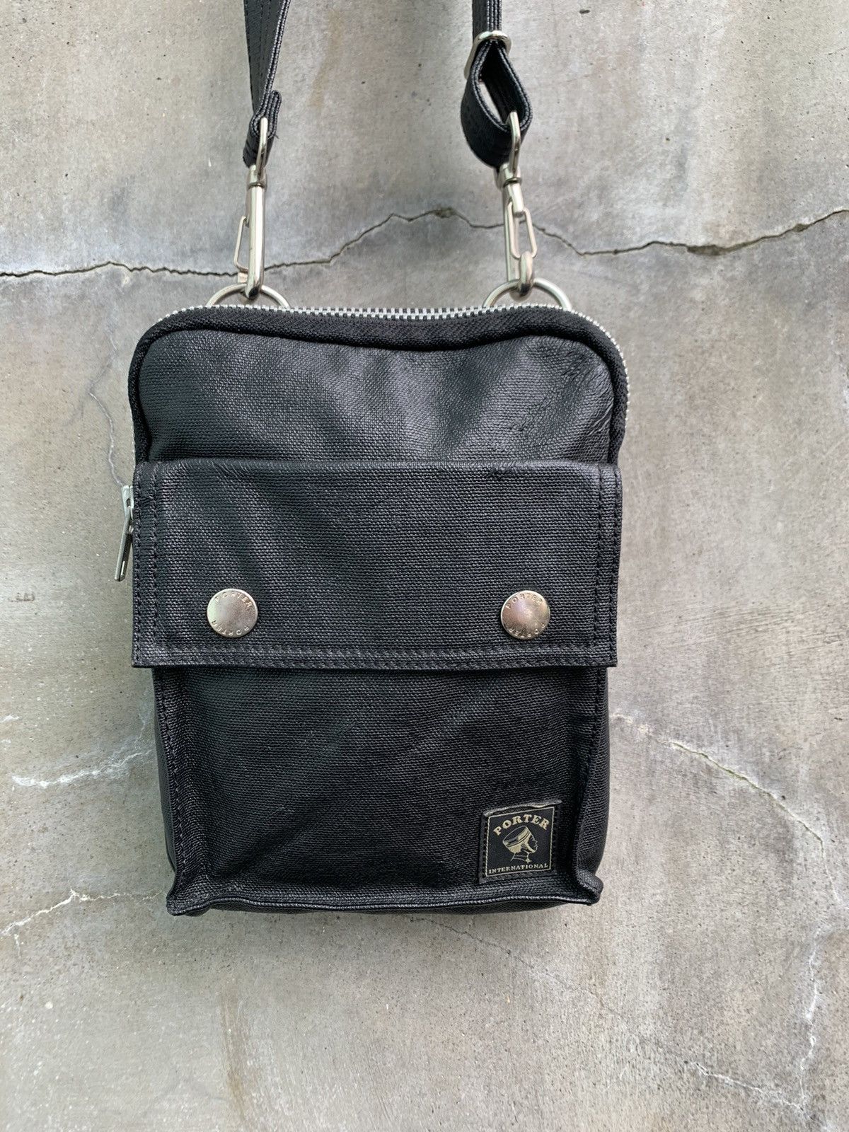 Porter Waxed Sling Bag Size ONE SIZE - 2 Thumbnail