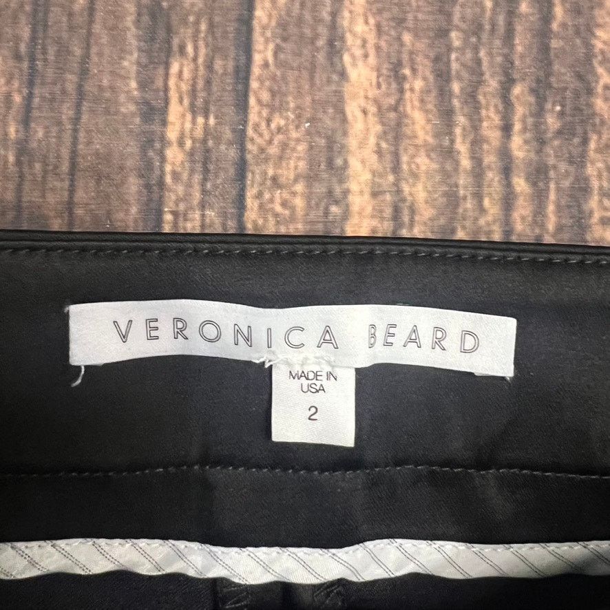 Veronica Beard Veronica Beard Women's Black Pintucked Dress Pants Size 2 Size 26" / US 2 / IT 38 - 3 Thumbnail