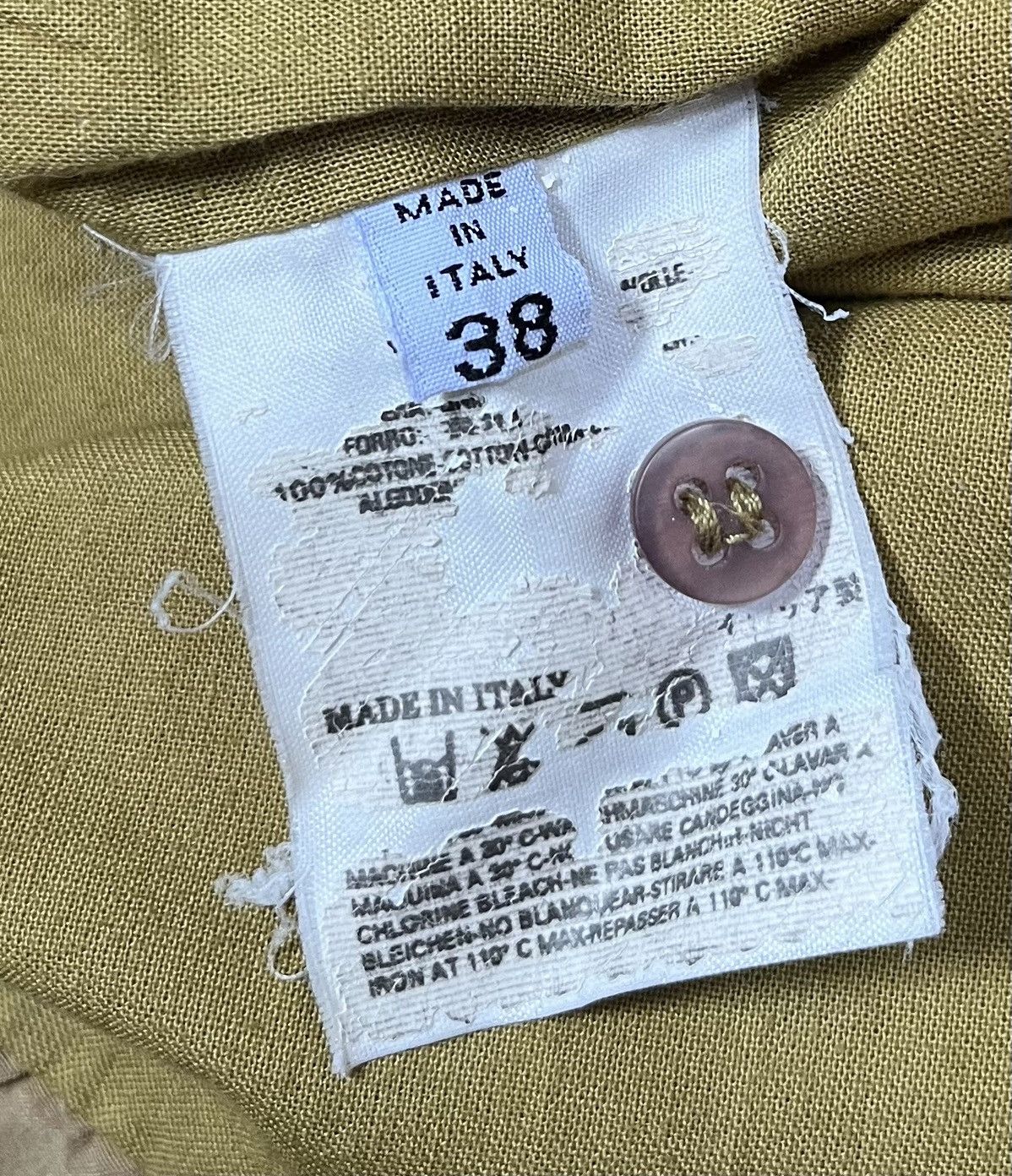 Maison Margiela Vintage maison martin margiela mm6 light gold longsleeve Size S / US 4 / IT 40 - 4 Thumbnail