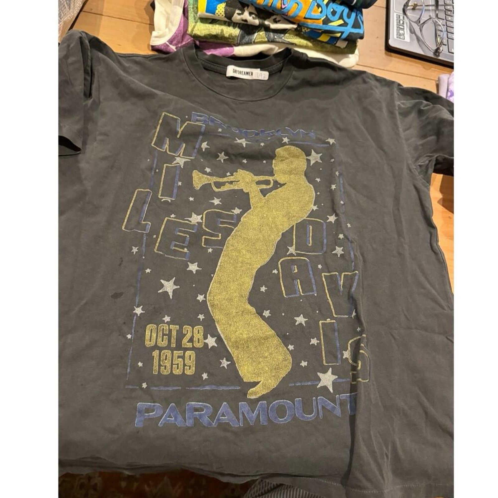 Daydreamer DAYDREAMER Miles Davis Paramount Oct 28 1959 Tee Size S Size S / US 4 / IT 40 - 4 Thumbnail