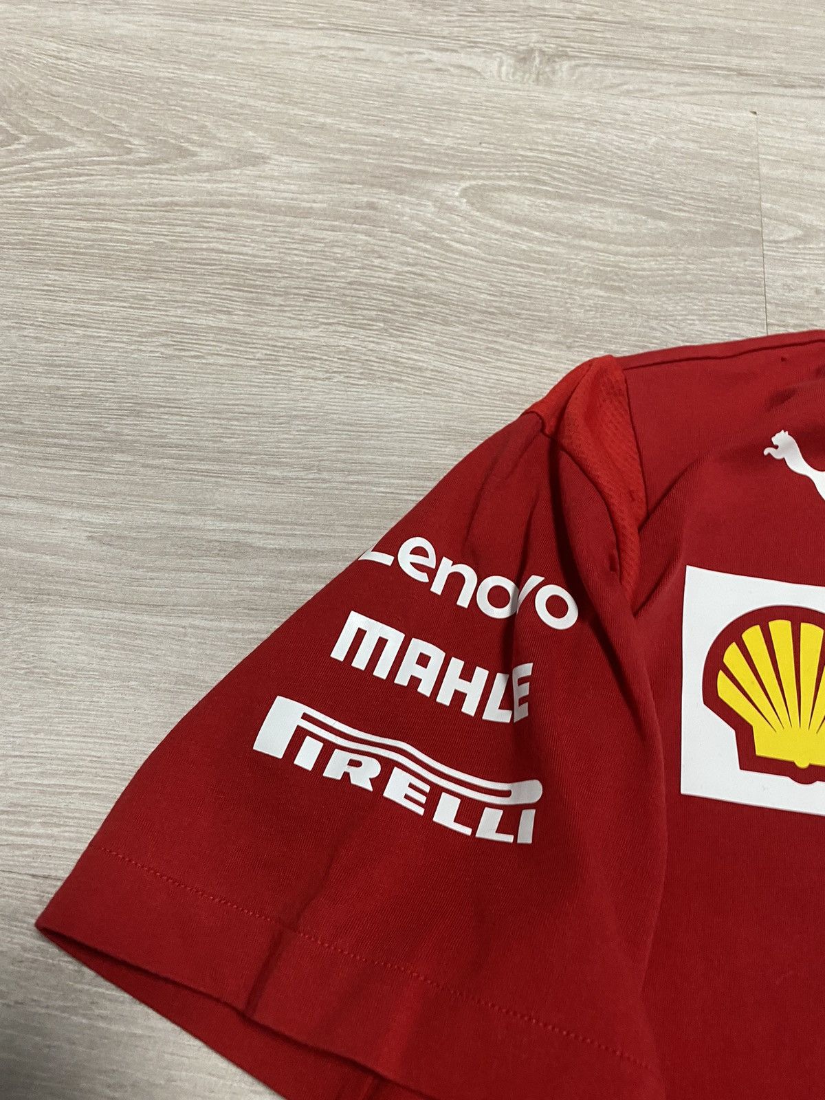 Formula 1 Scuderia Ferrari F1 Leclarc Team T-Shirt Mens Red 2019 Size US XL / EU 56 / 4 - 3 Thumbnail