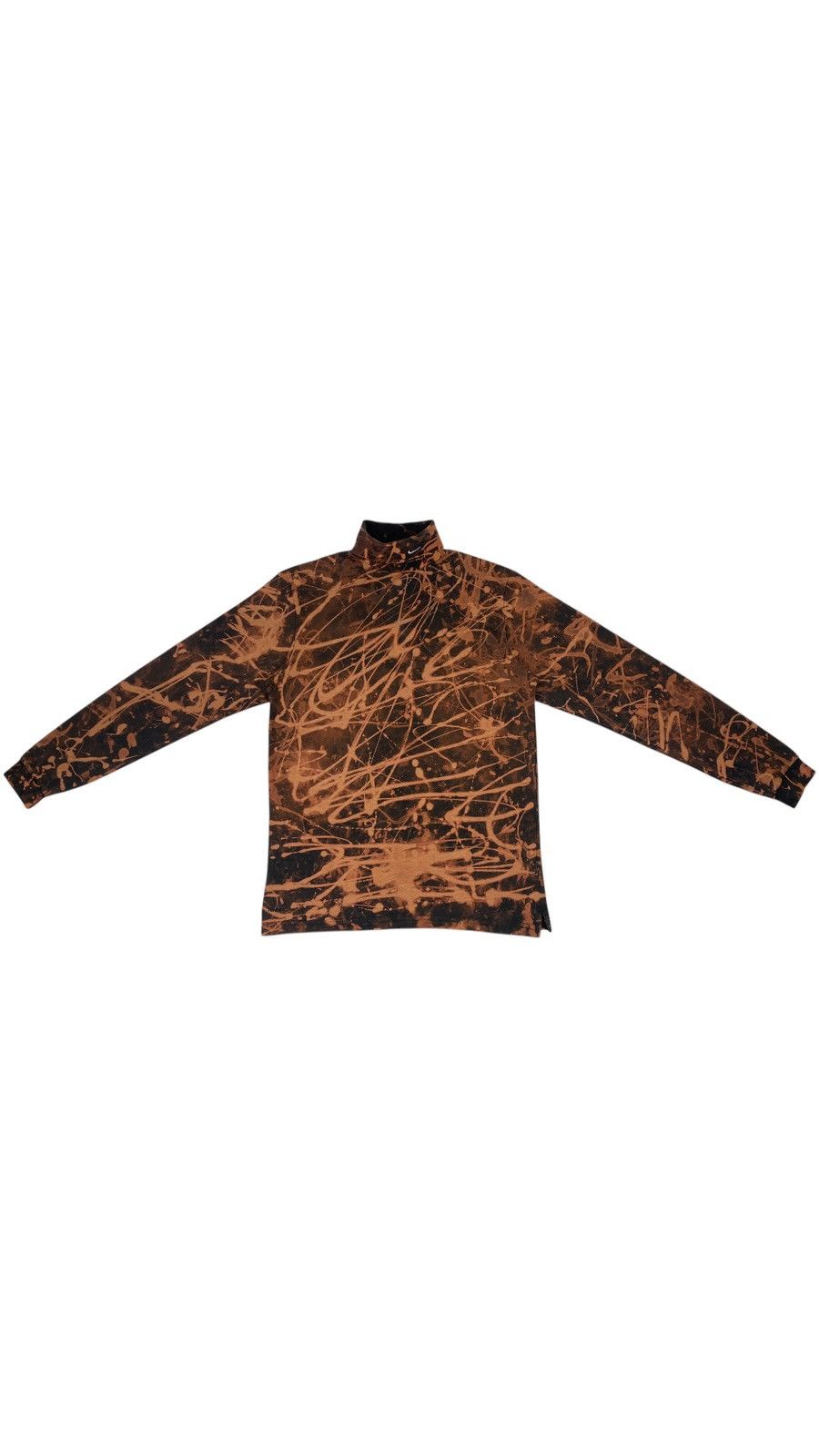 Nike 🔥LASTDROP🔥 Nike Roll Neck Custom Acid Dyed Rusted Sweatshirt Size US M / EU 48-50 / 2 - 3 Thumbnail