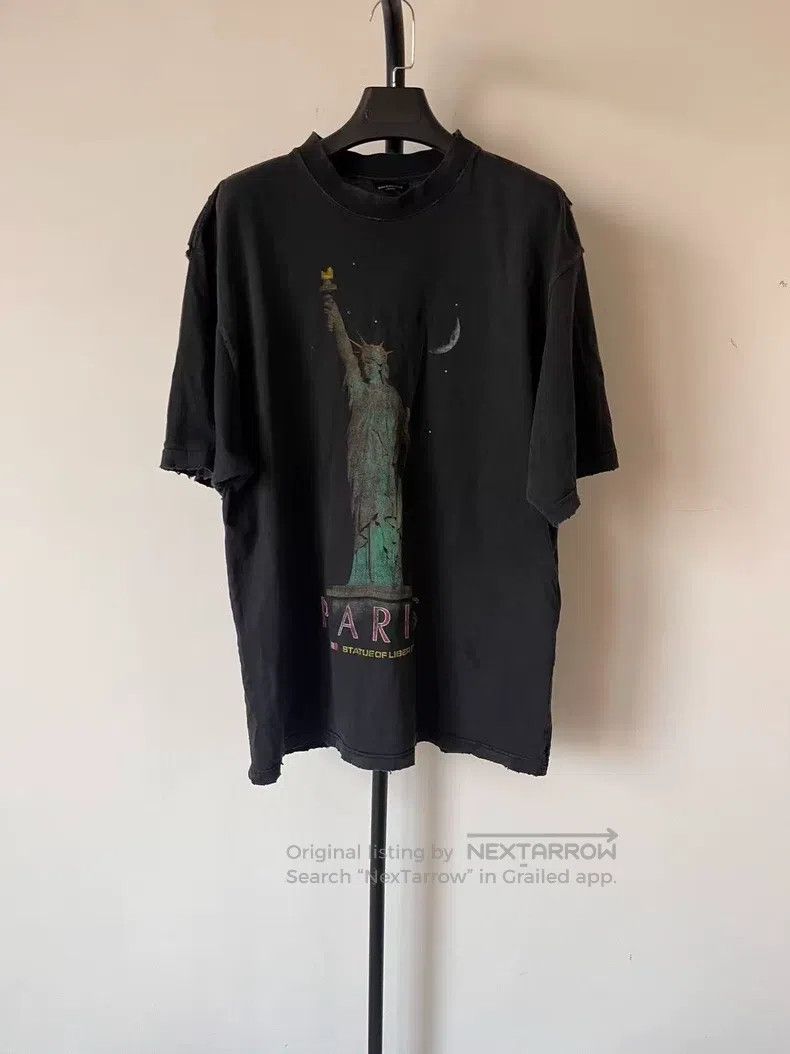 Balenciaga Balenciaga Pattern Letter Printed Round Neck Short Sleeve Size US XS / EU 42 / 0 - 1 Thumbnail