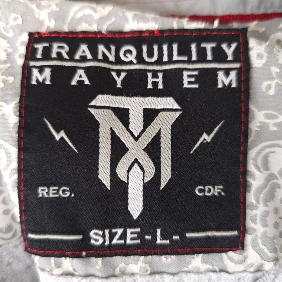 Gloverall Tranquility Mayhem Shirt Mens Size Large Blue Geometric All Over Print Size US L / EU 52-54 / 3 - 5 Thumbnail