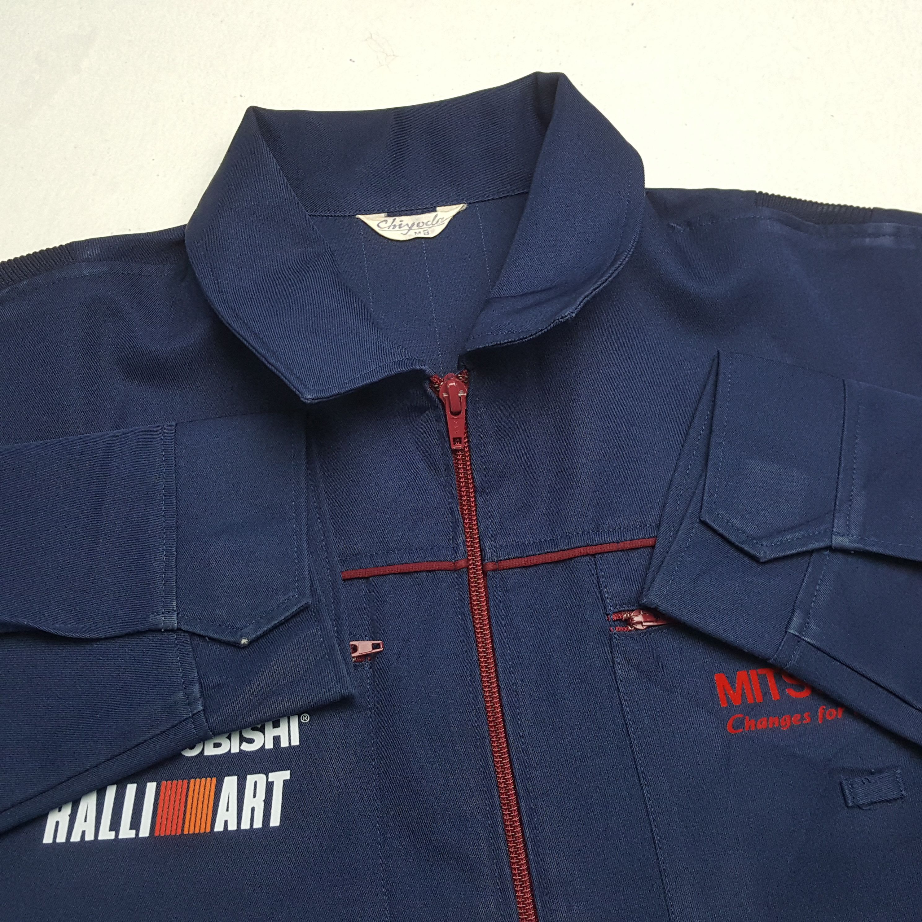 Japanese Brand × Rainbow × Vintage Vintage MITSUBISHI RALLI ART Japanese Racing Custom Jacket Size US M / EU 48-50 / 2 - 9 Thumbnail
