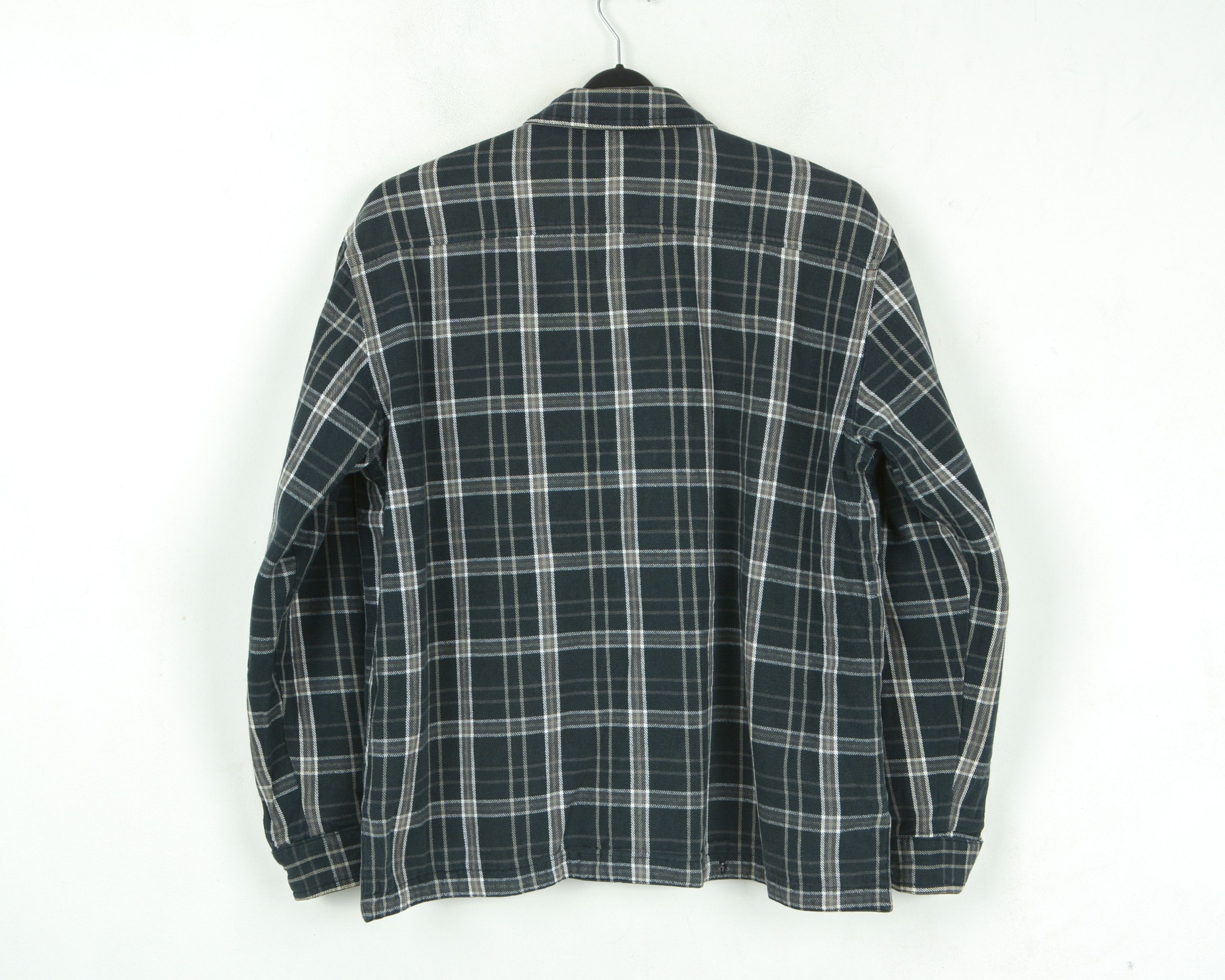 Vintage 100% Cotton Reversible 2in1 Shirt M Solid Snap Button Up Size US M / EU 48-50 / 2 - 9 Thumbnail