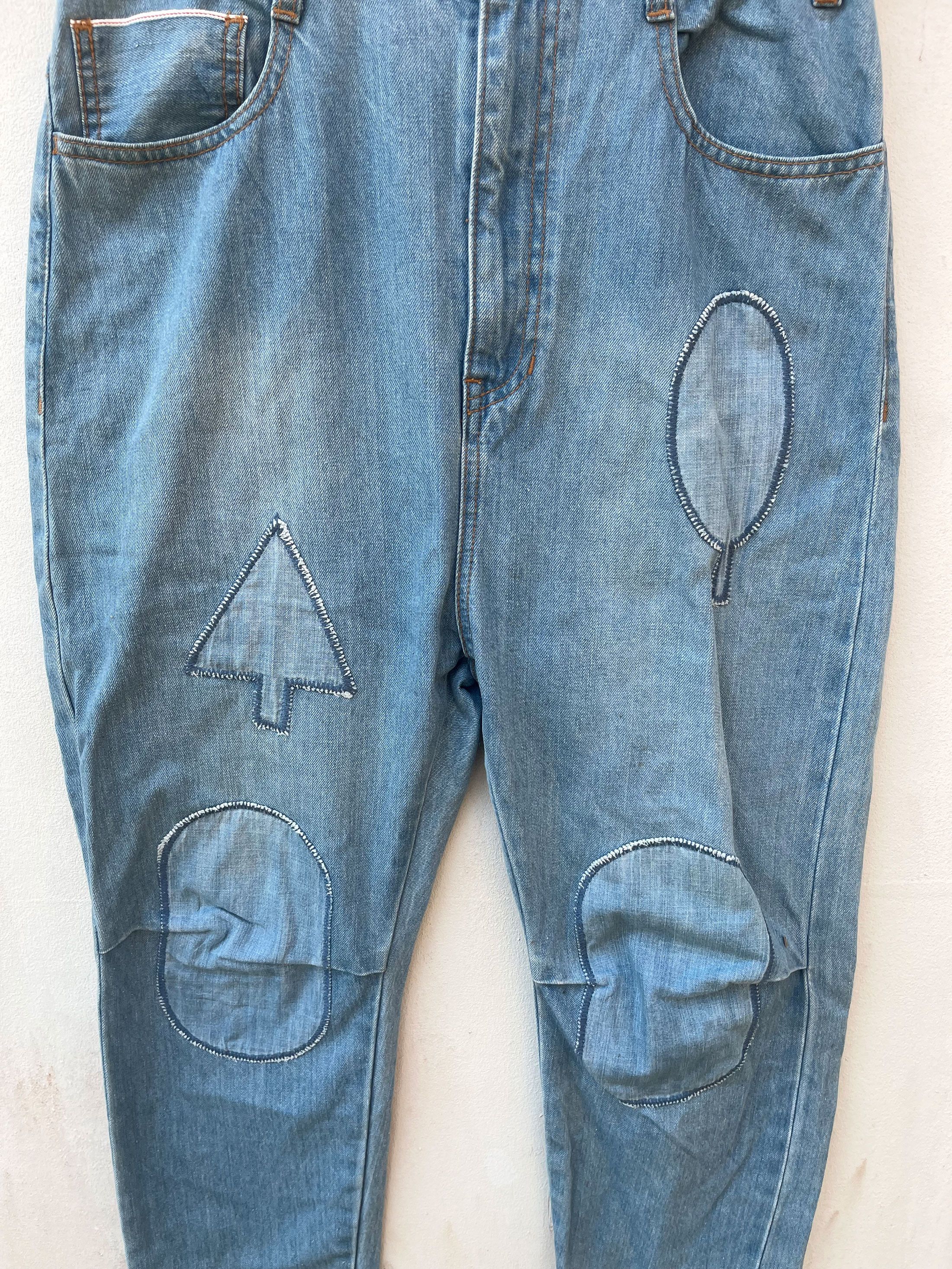Issey Miyake Ne Net Issey Miyake Patchwork Art Selvedge High Rise Size US 30 / EU 46 - 2 Thumbnail