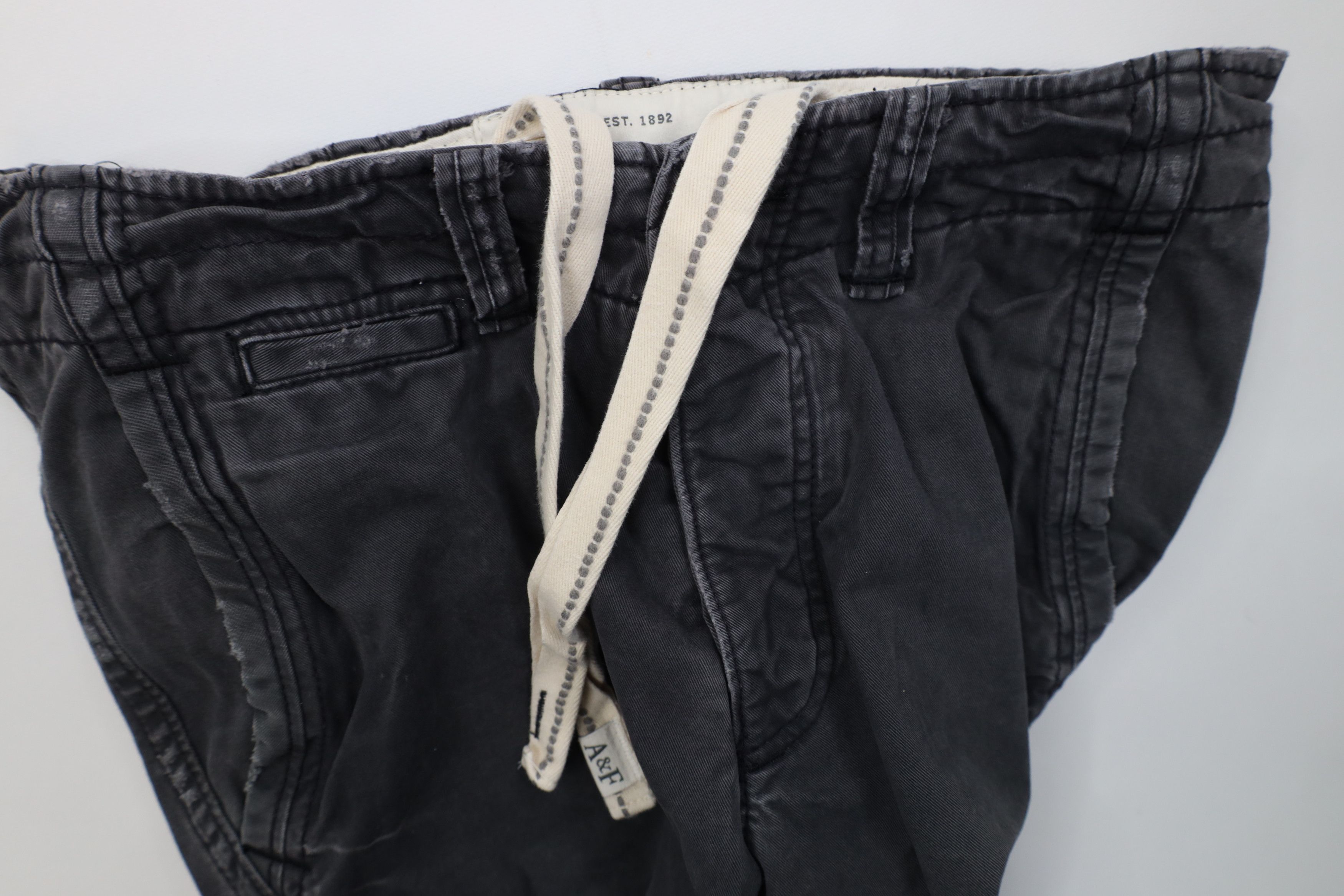 Abercrombie & Fitch Vintage 90s Y2K Abercrombie & Fitch Fly Heavyweight Shorts Size US 28 / EU 44 - 11 Thumbnail