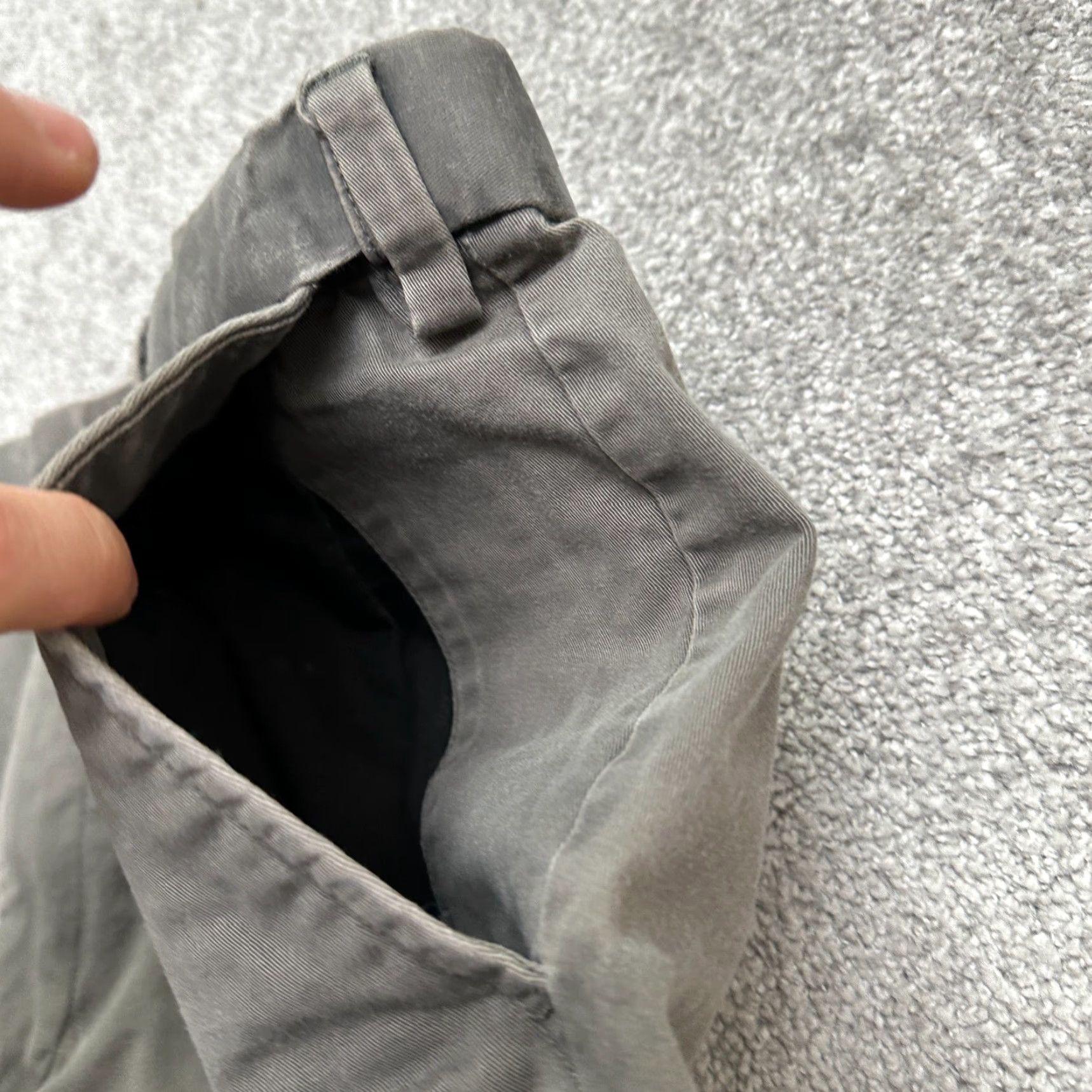 Dockers DOCKERS Classic Fit Chino Pants Mens 40x32 Black Straight Leg Flat Front Cotton Pants Mens Regular 40 Black Size US 40 / EU 56 - 6 Thumbnail