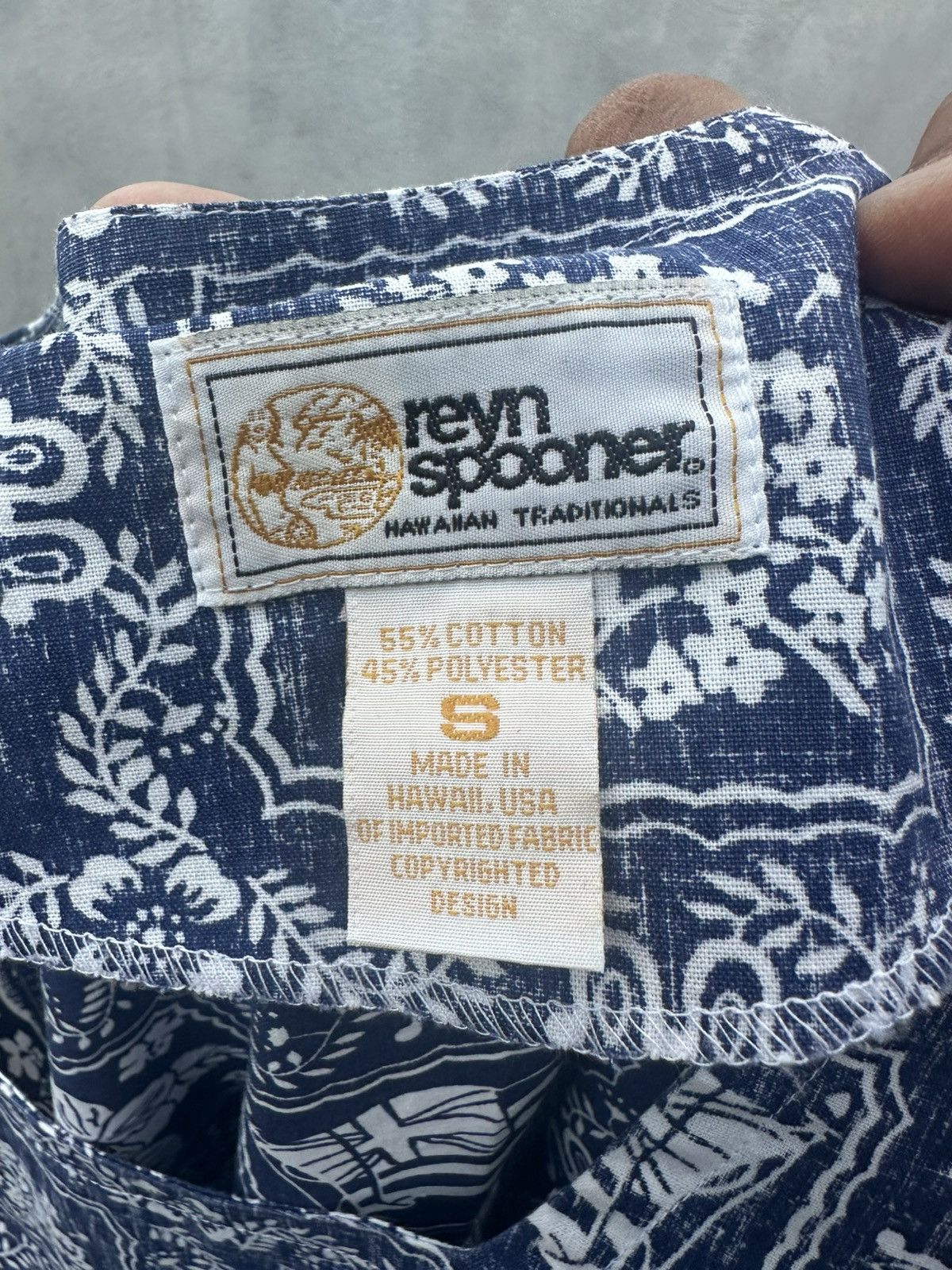 Reyn Spooner PreOwned Reyn Spooner Blue/White Hawaiian Dress Women's S Size S / US 4 / IT 40 - 4 Thumbnail