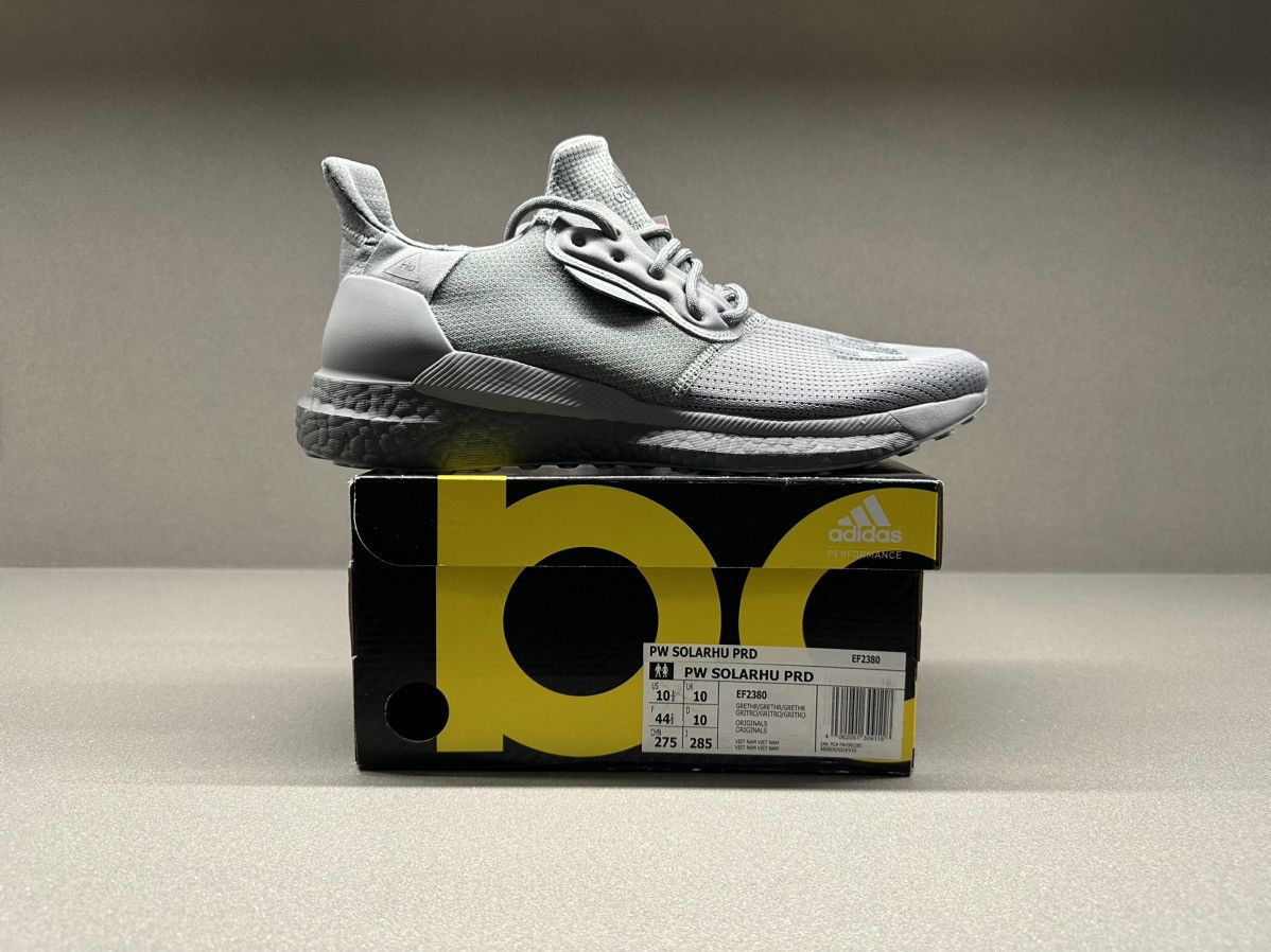 Adidas × Pharrell Adidas Solar Hu Pharrell Greyscale Pack Grey Size US 10.5 / EU 43-44 - 4 Thumbnail