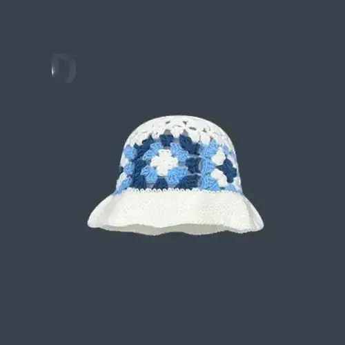 VIBE Handmade Flower Crochet Bucket Hat Size ONE SIZE - 2 Thumbnail
