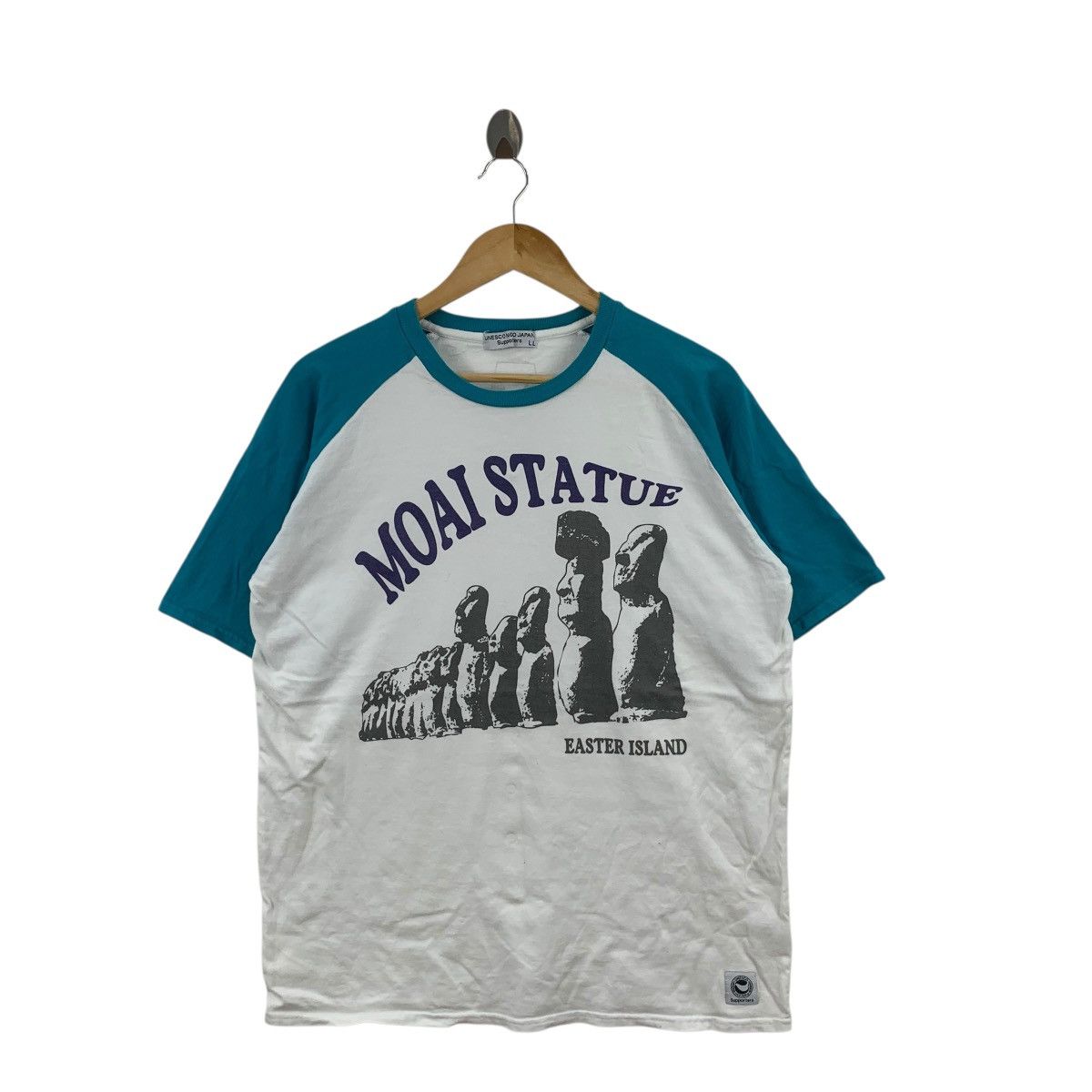 Other UNESCO NGO JAPAN Moai Statue Easter Island Tee Shirt Top Size L / US 10 / IT 46 - 4 Thumbnail