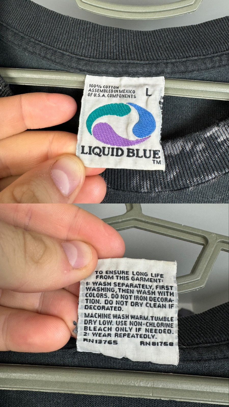 Liquid Blue Vintage 1996 Liquid Blue Arctic Wolf All Over Print T-Shirt Size US L / EU 52-54 / 3 - 2 Thumbnail
