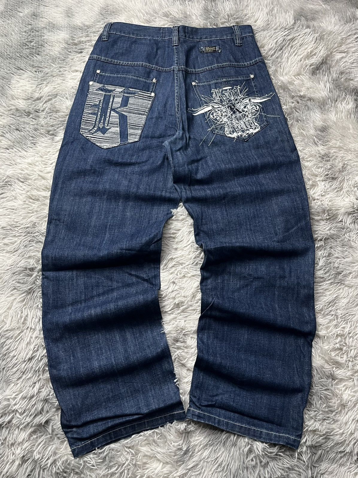 Karl Kani Vintage Karl kani jeans big logo Size US 36 / EU 52 - 7 Thumbnail