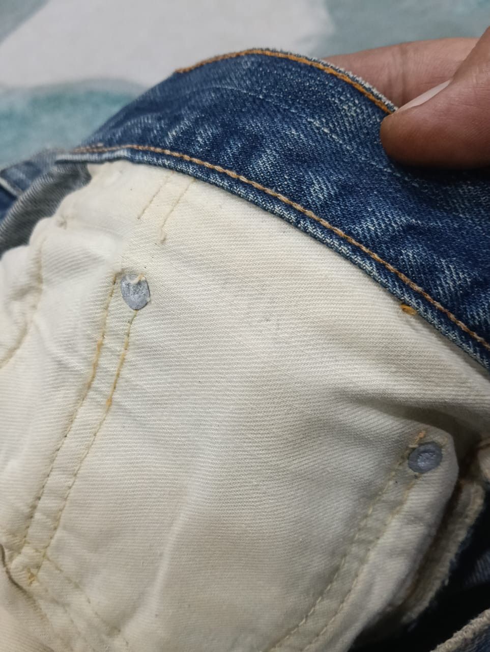 Levi's Vintage Clothing × Vintage Vintage Levis 50’s Made in Usa Jeans Size US 36 / EU 52 - 18 Thumbnail