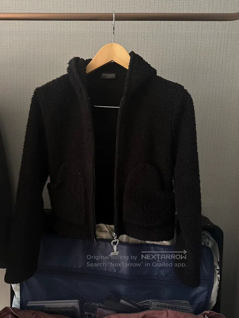 Other Balenciaga Black Furry Hooded Jacket Size US S / EU 44-46 / 1 - 3 Thumbnail