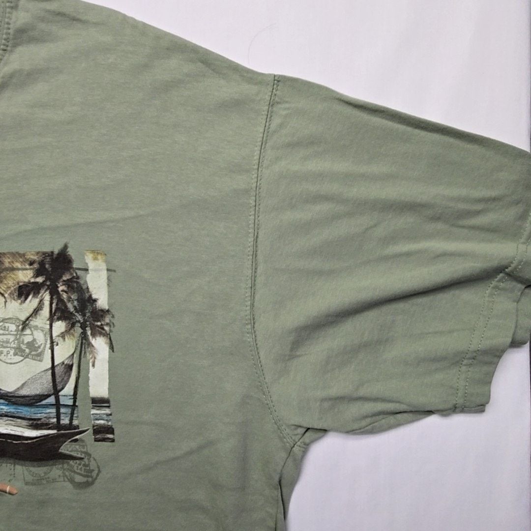 Other Newport Blue Wrecked in Paradise Green Tropical 2X Shirt Size US XXL / EU 58 / 5 - 7 Thumbnail