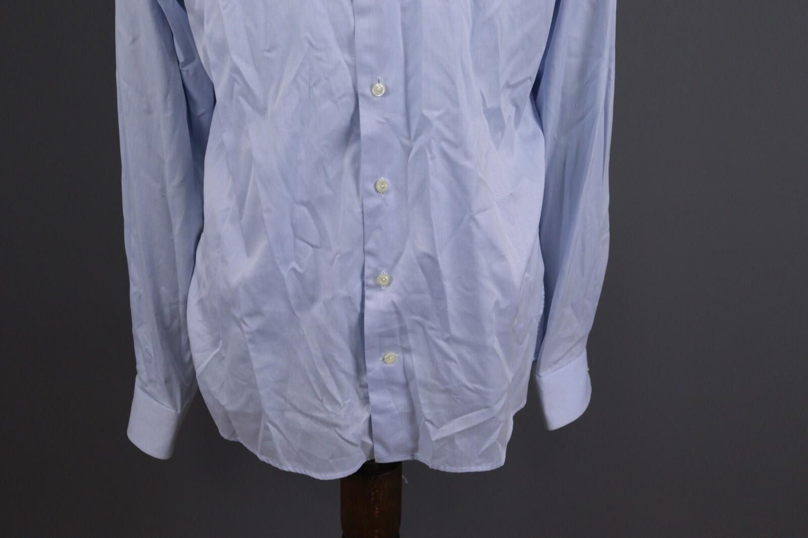 Eton Eton Slim Fit Blue Button Down Shirt Size 44 / 17 1/2 Size US M / EU 48-50 / 2 - 3 Thumbnail