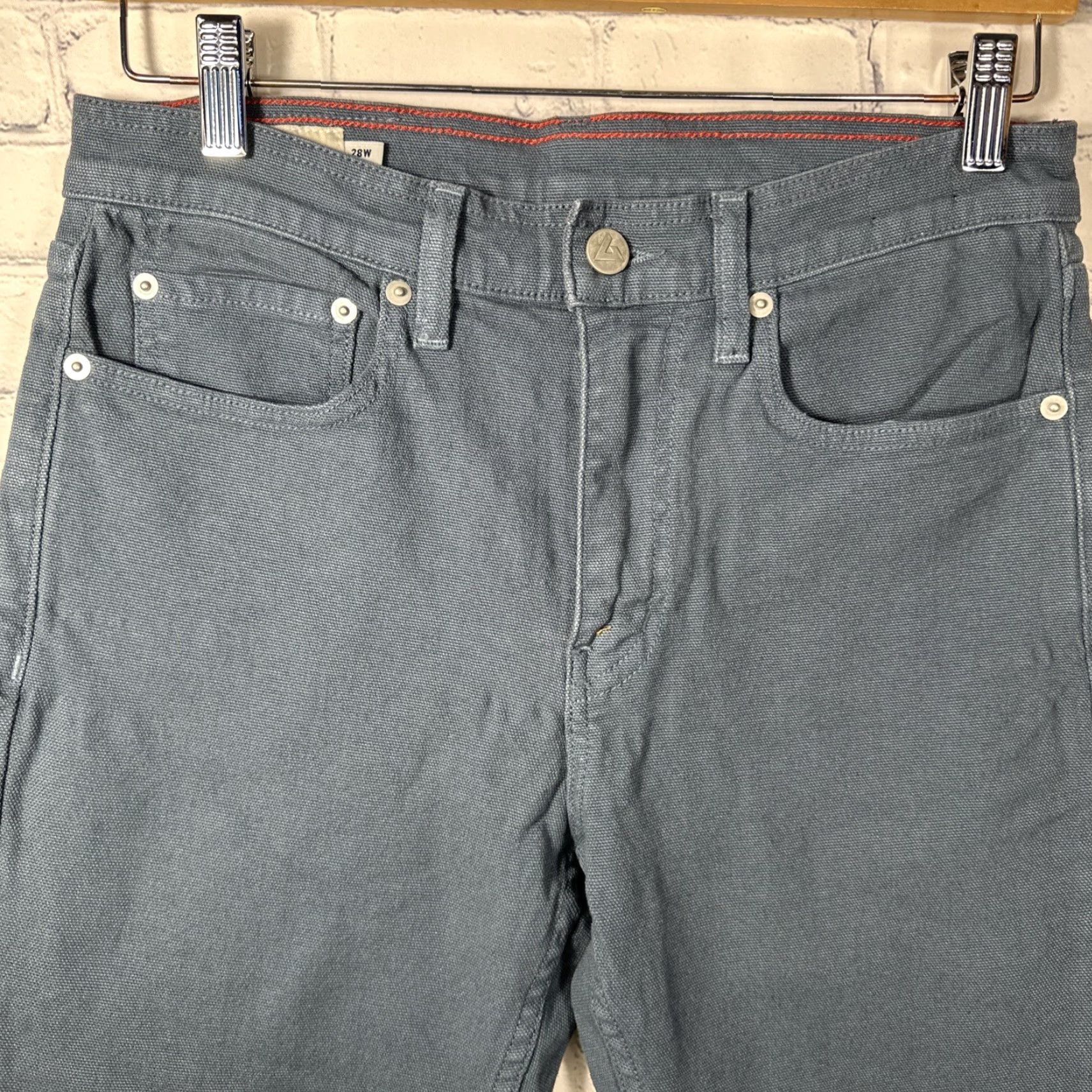 Vintage American Giant Roughneck Jeans Mens 28x30 Indigo Size US 28 / EU 44 - 2 Thumbnail